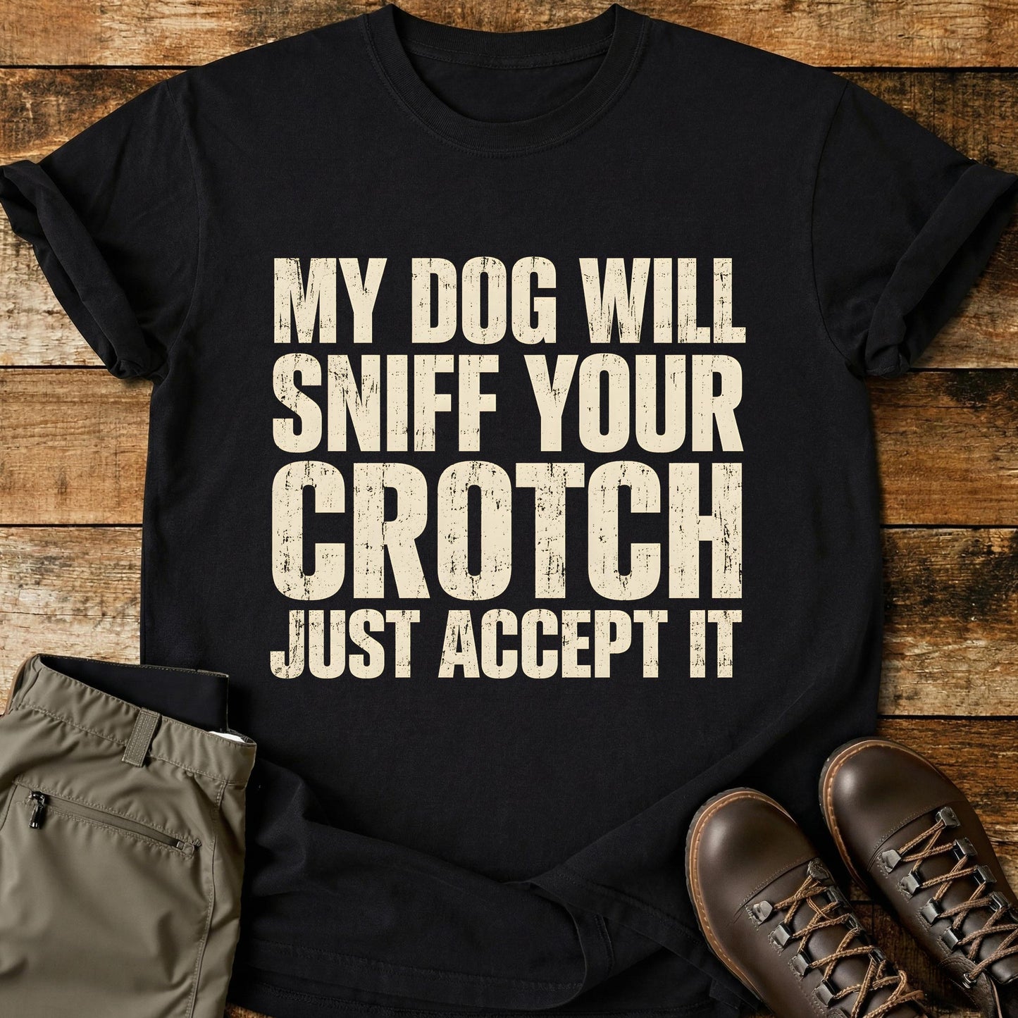 My Dog Will Sniff Your Crotch T-Shirt