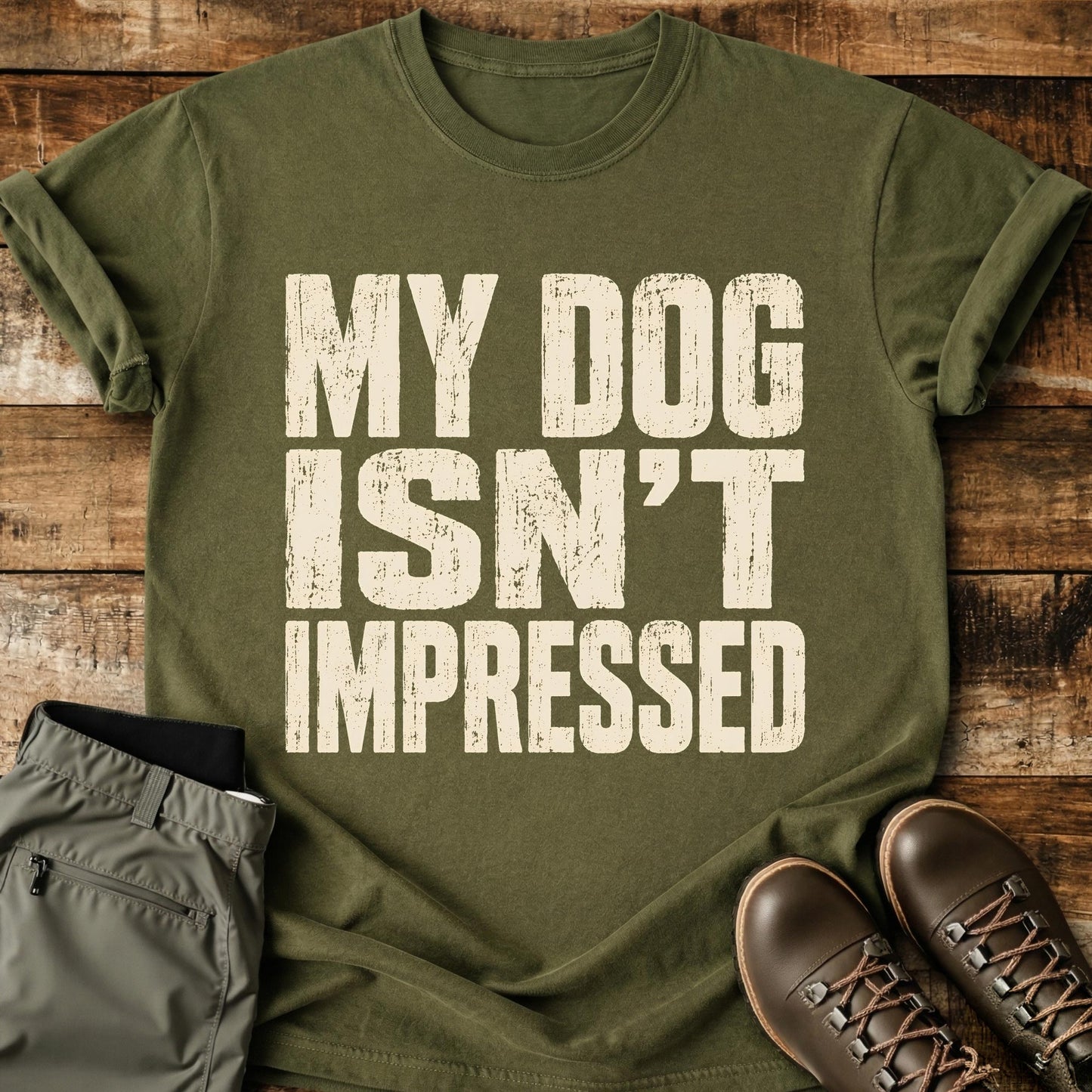 My Dog Isn’t Impressed T-Shirt