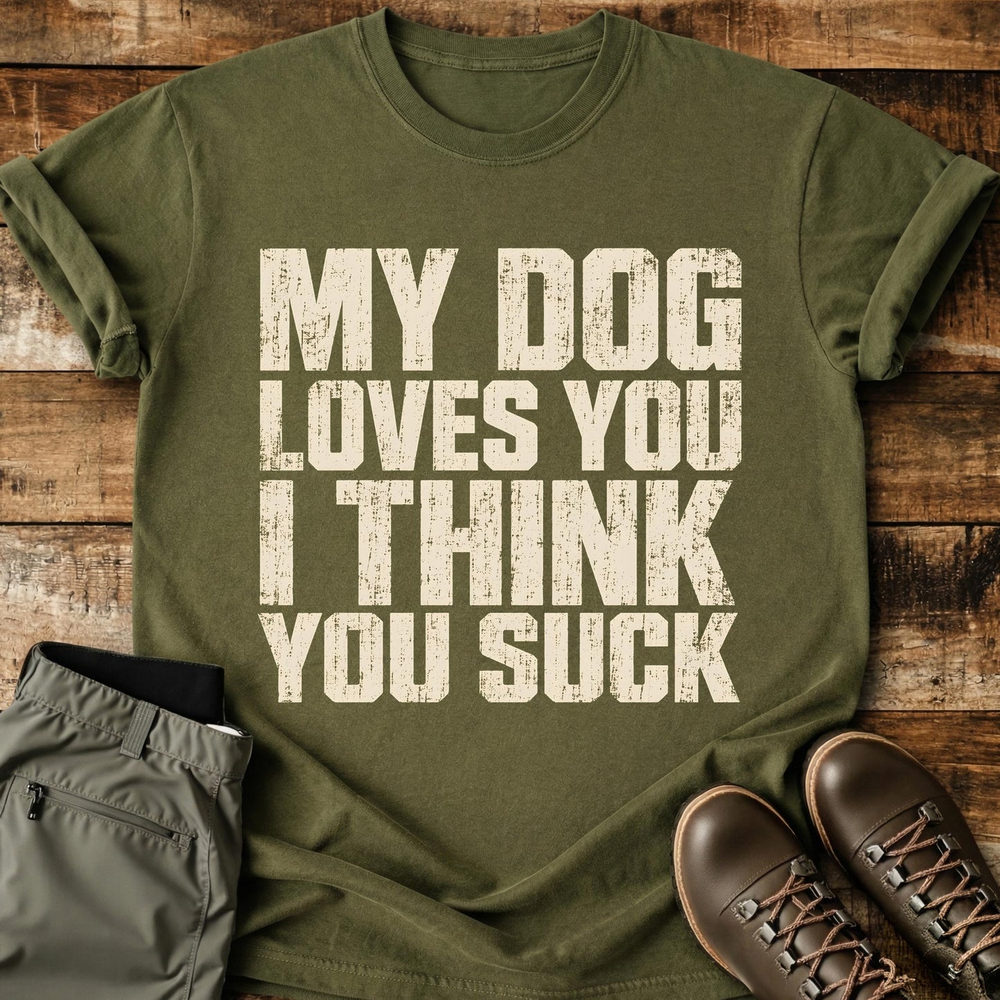 My Dog Loves You T-Shirt
