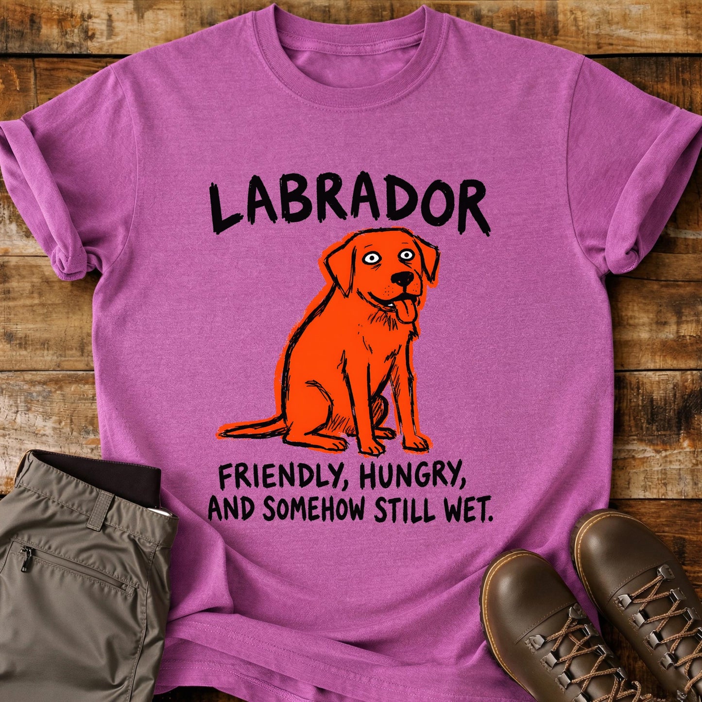 Labrador Funny Image T-Shirt