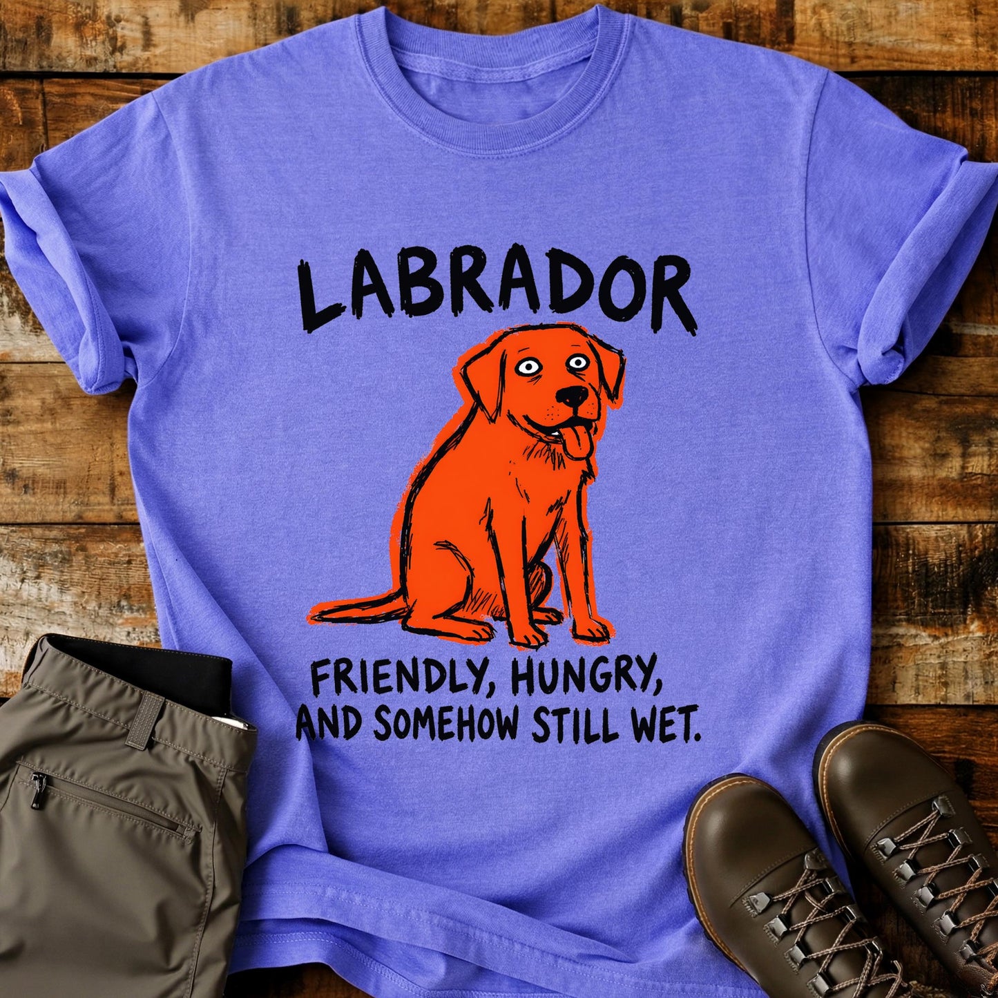 Labrador Funny Image T-Shirt