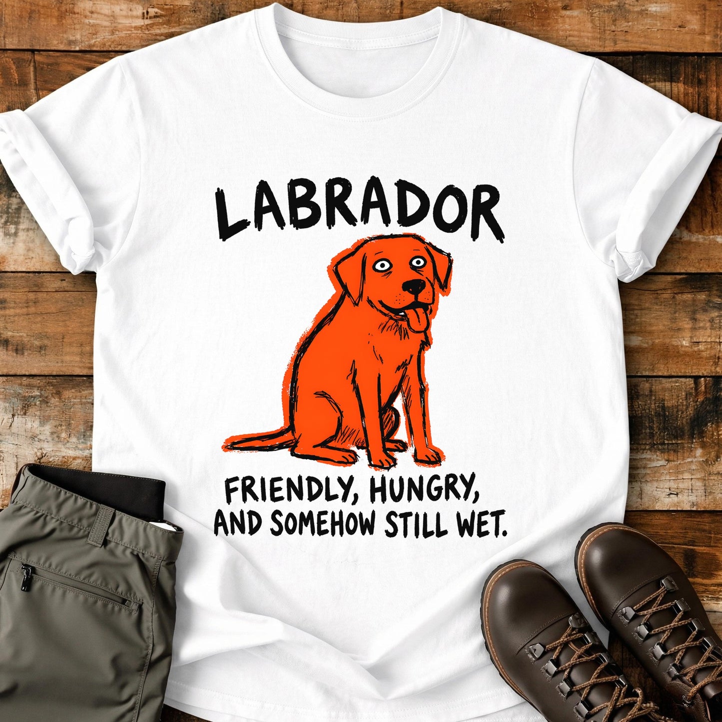 Labrador Funny Image T-Shirt