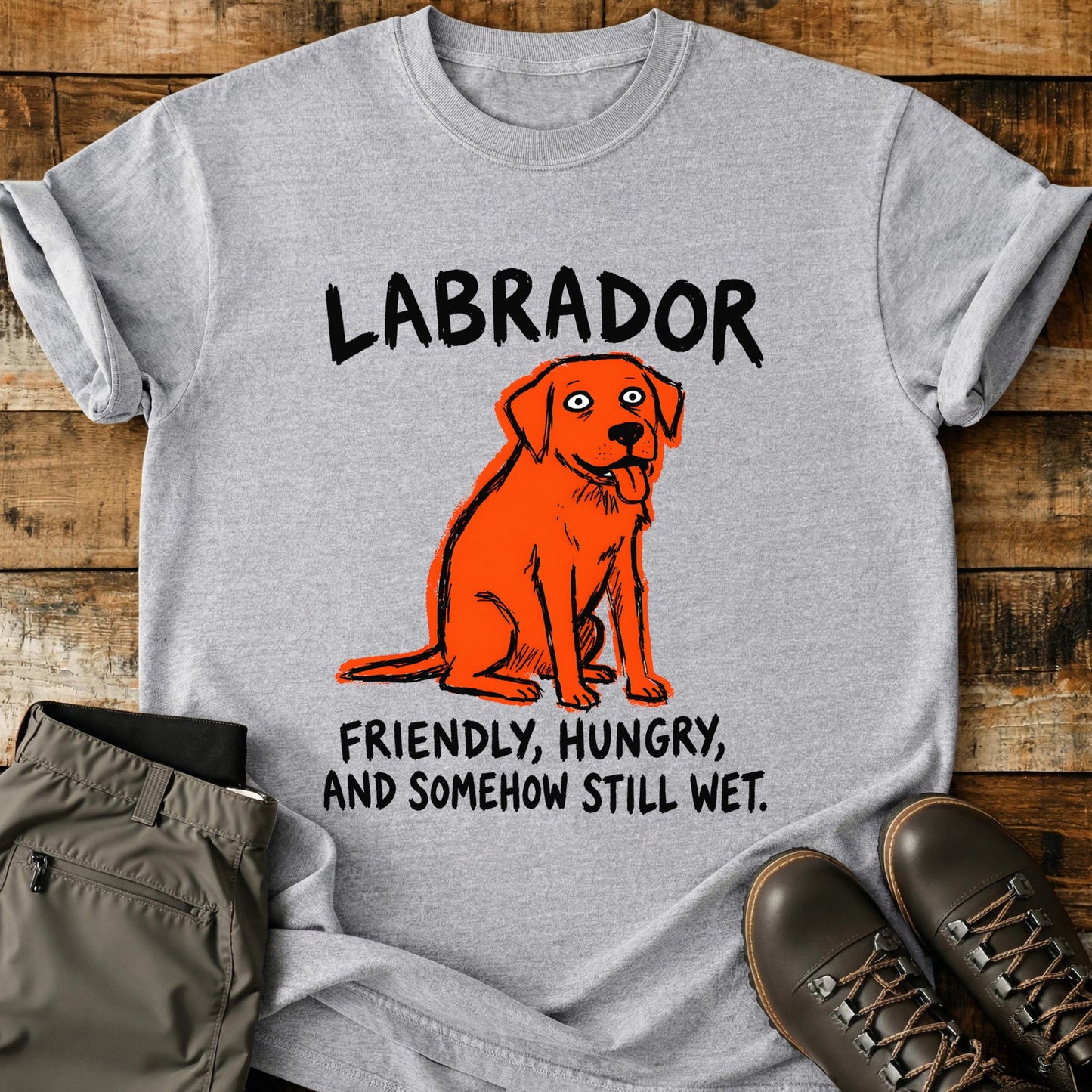 Labrador Funny Image T-Shirt