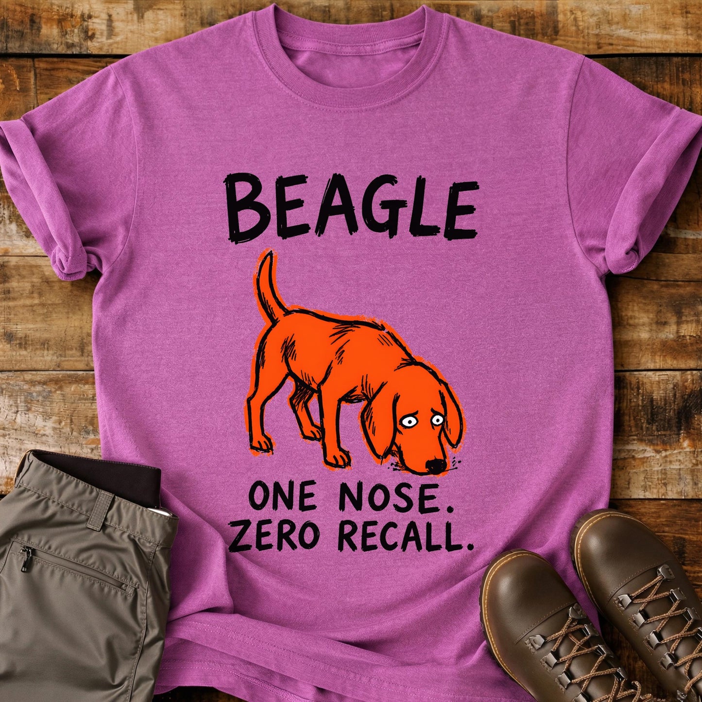 Beagle Funny Image T-Shirt