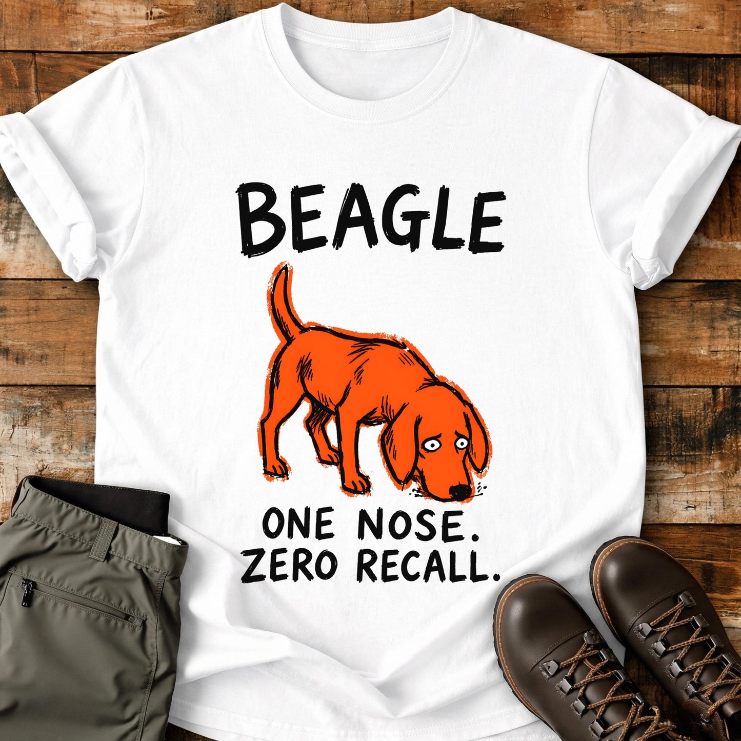 Beagle Funny Image T-Shirt