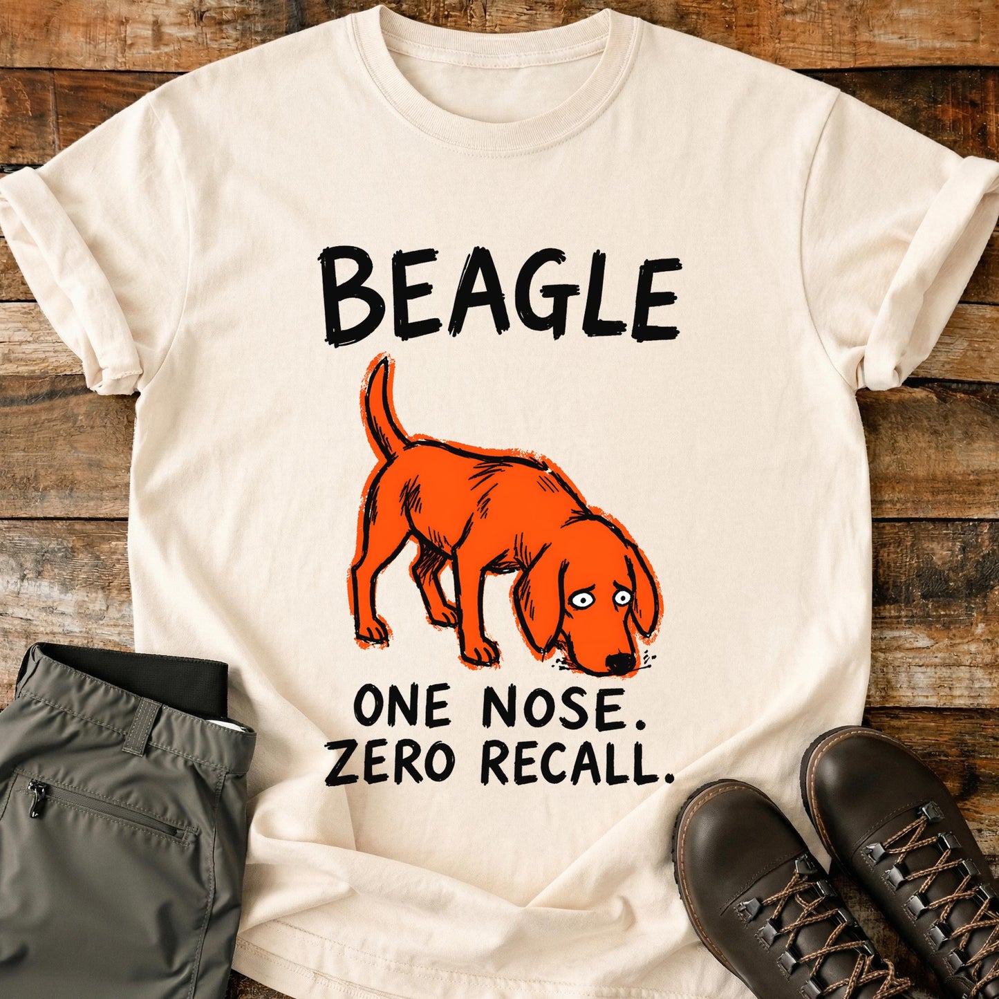 Beagle Funny Image T-Shirt