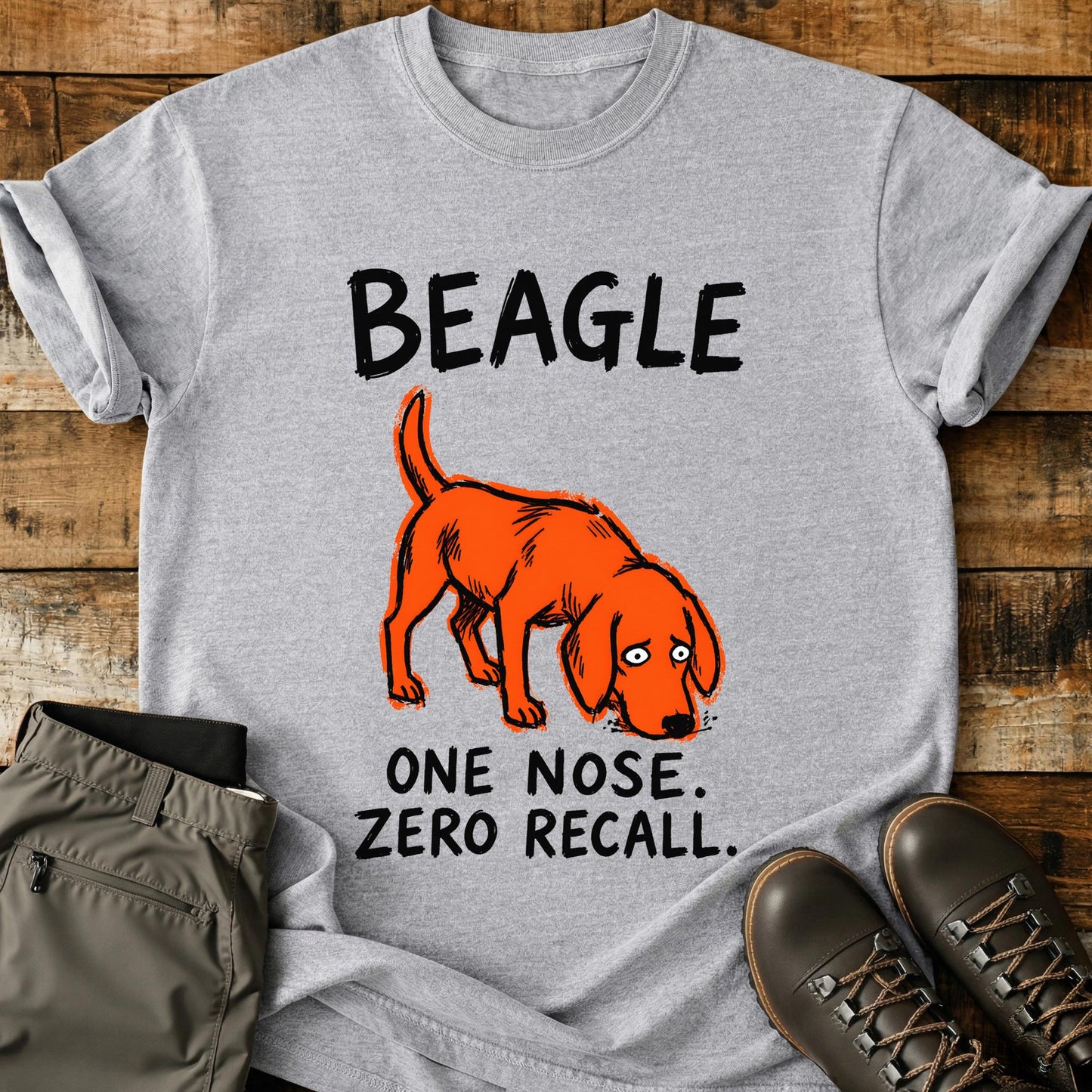Beagle Funny Image T-Shirt
