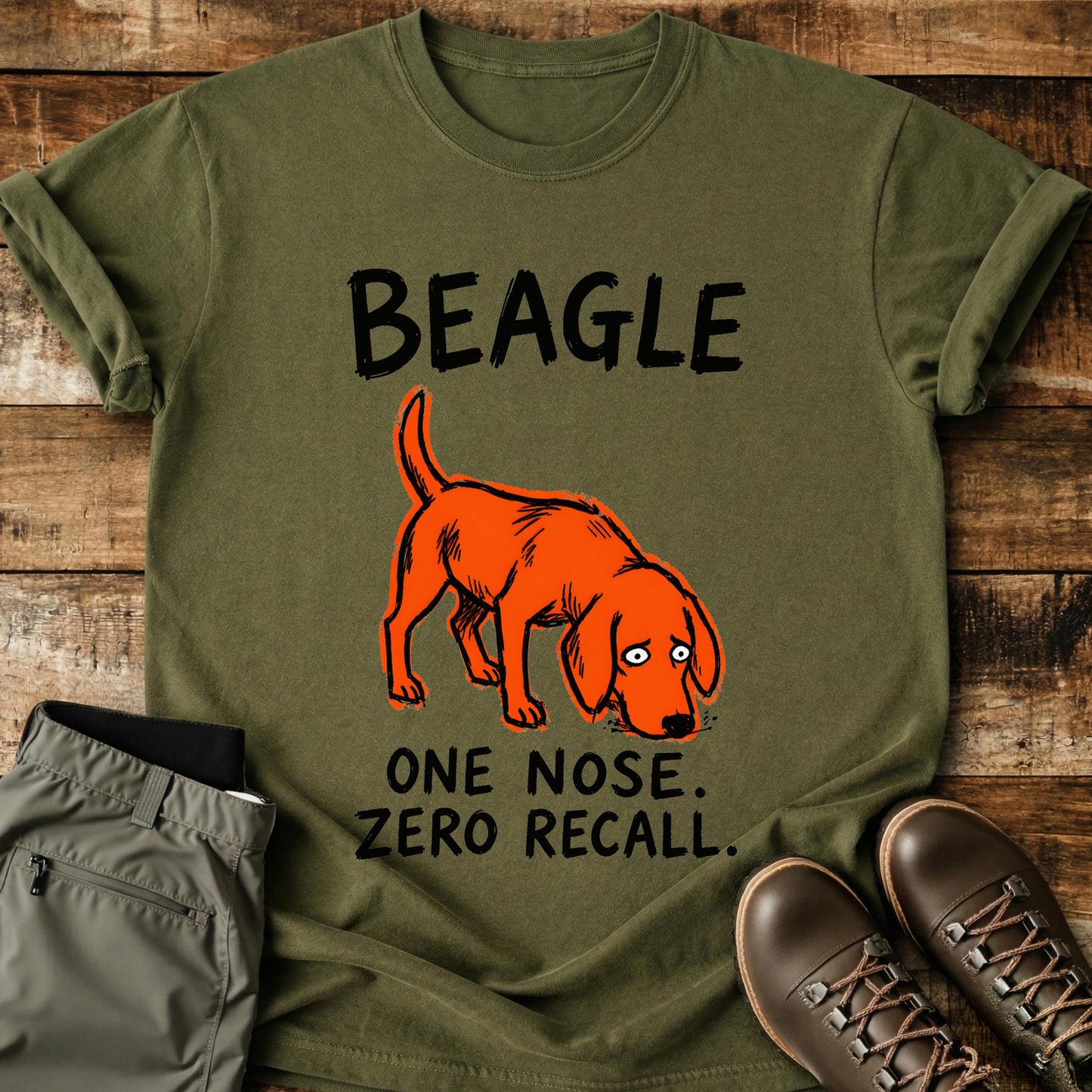Beagle Funny Image T-Shirt