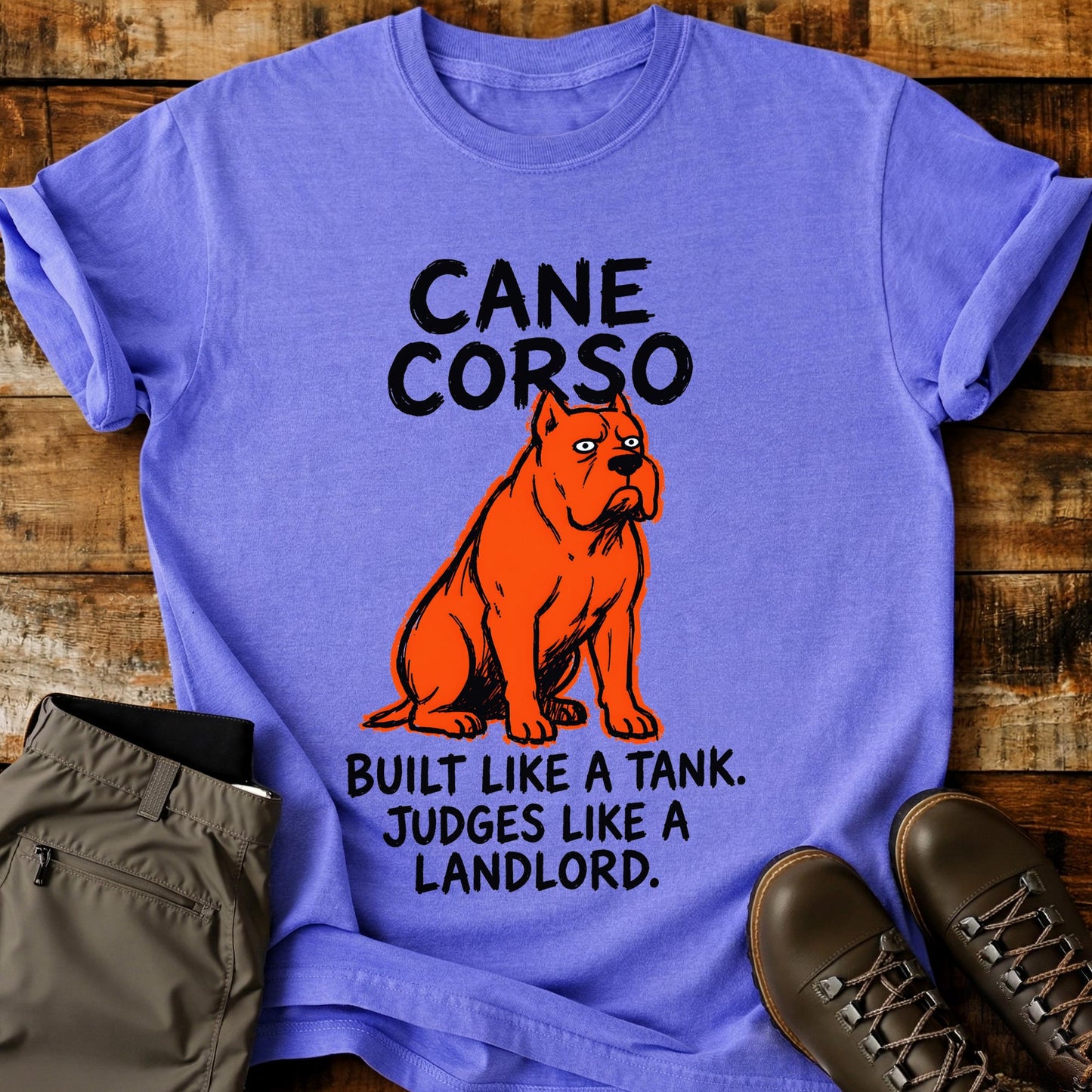 Cane Corso Funny Image T-Shirt
