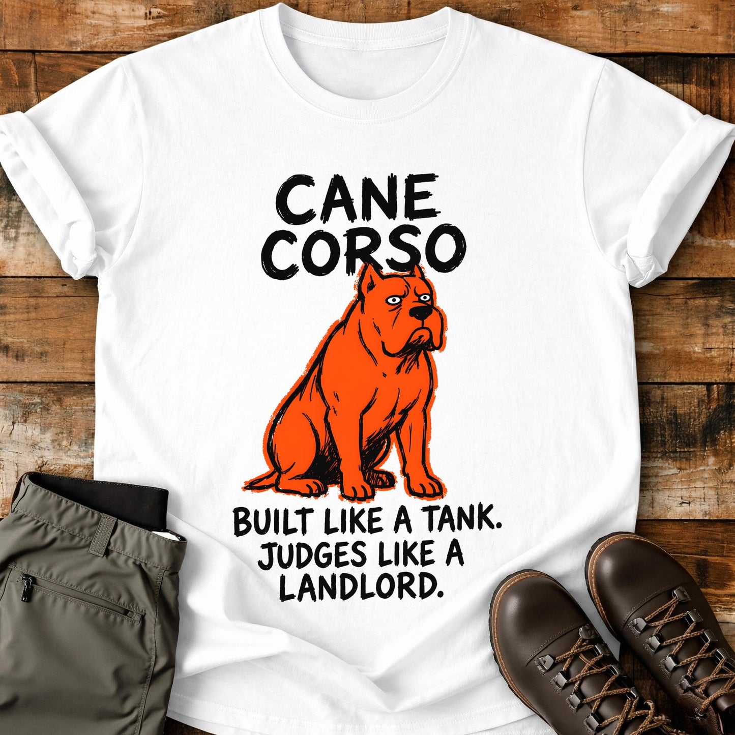 Cane Corso Funny Image T-Shirt