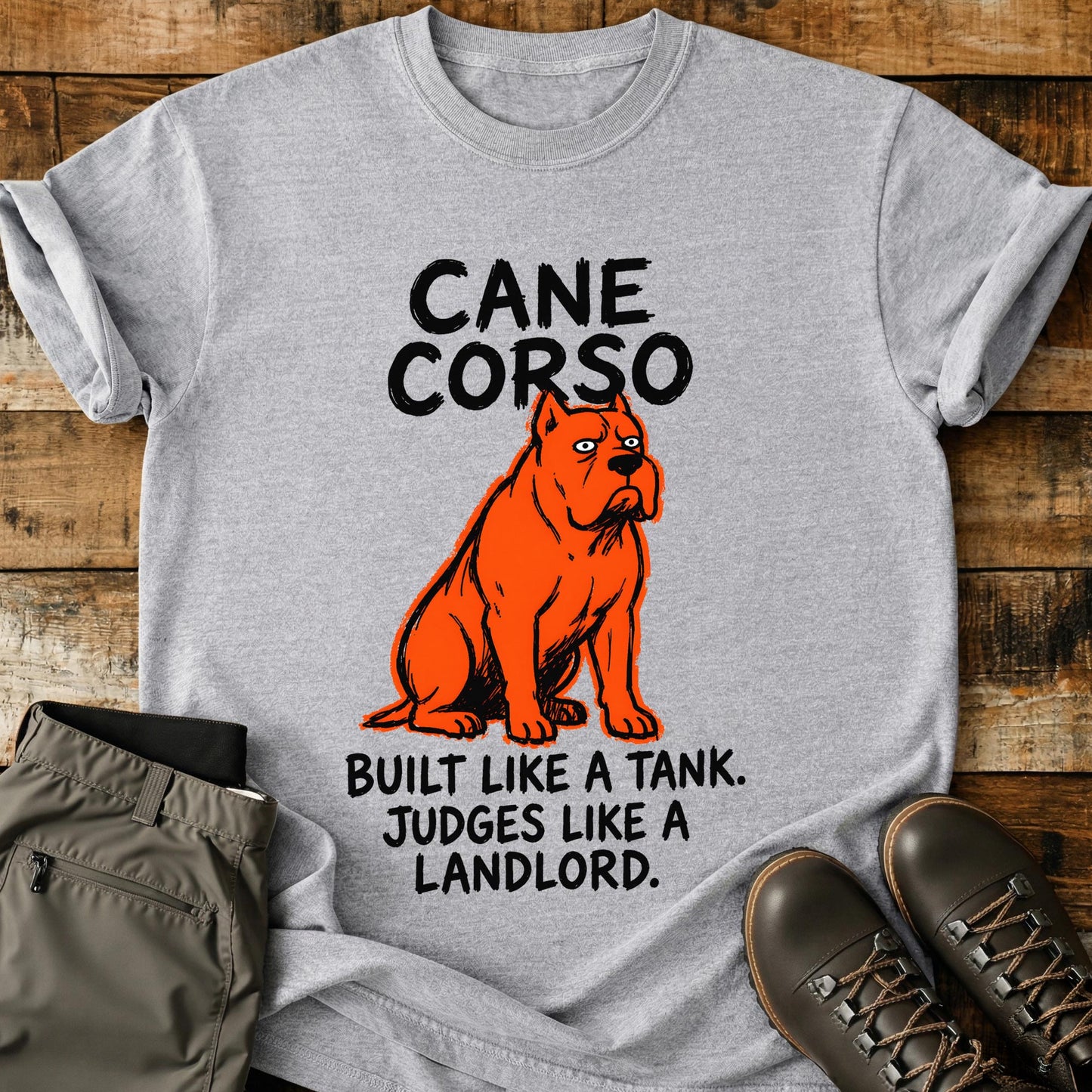 Cane Corso Funny Image T-Shirt
