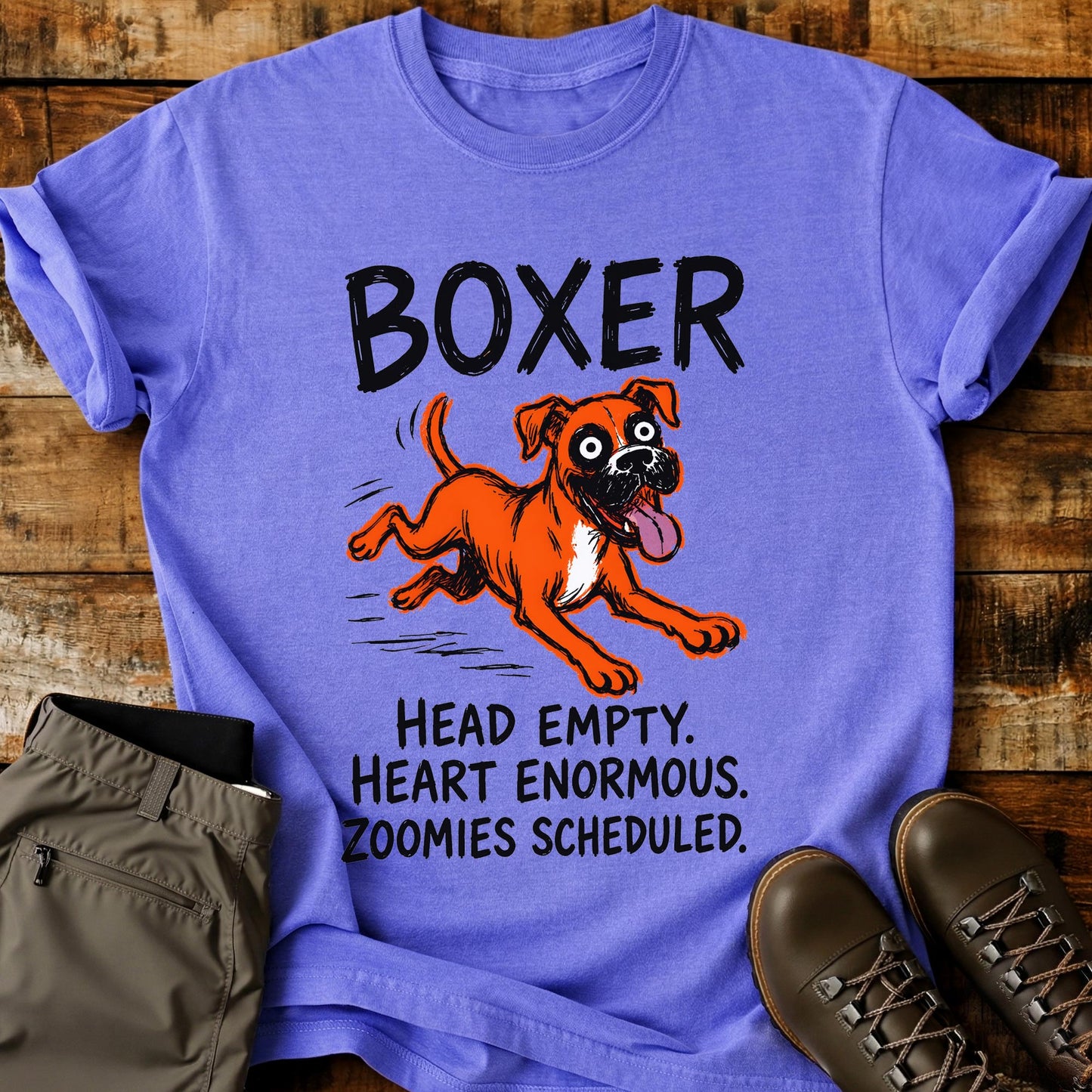 Boxer Funny Image T-Shirt