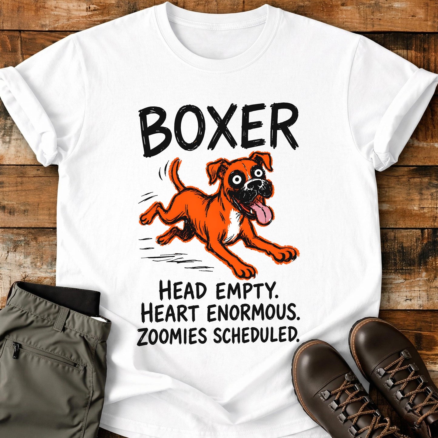 Boxer Funny Image T-Shirt