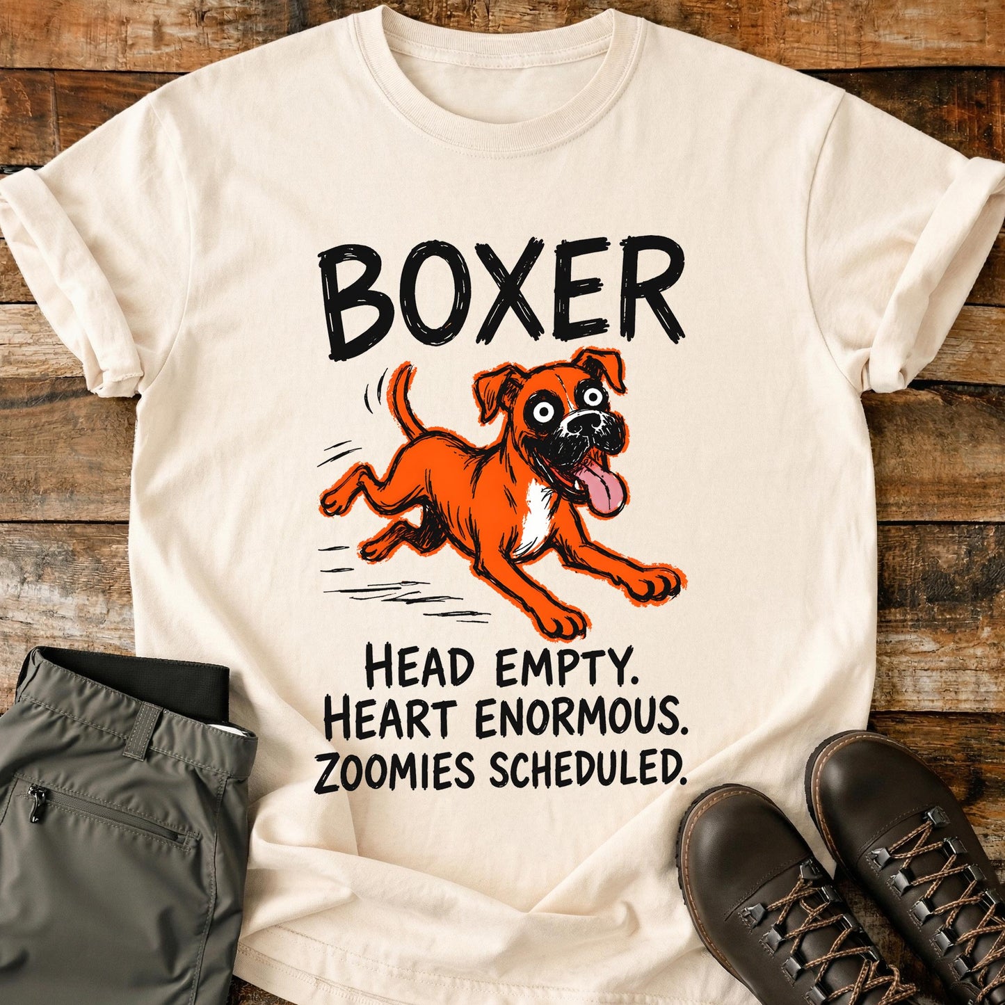 Boxer Funny Image T-Shirt