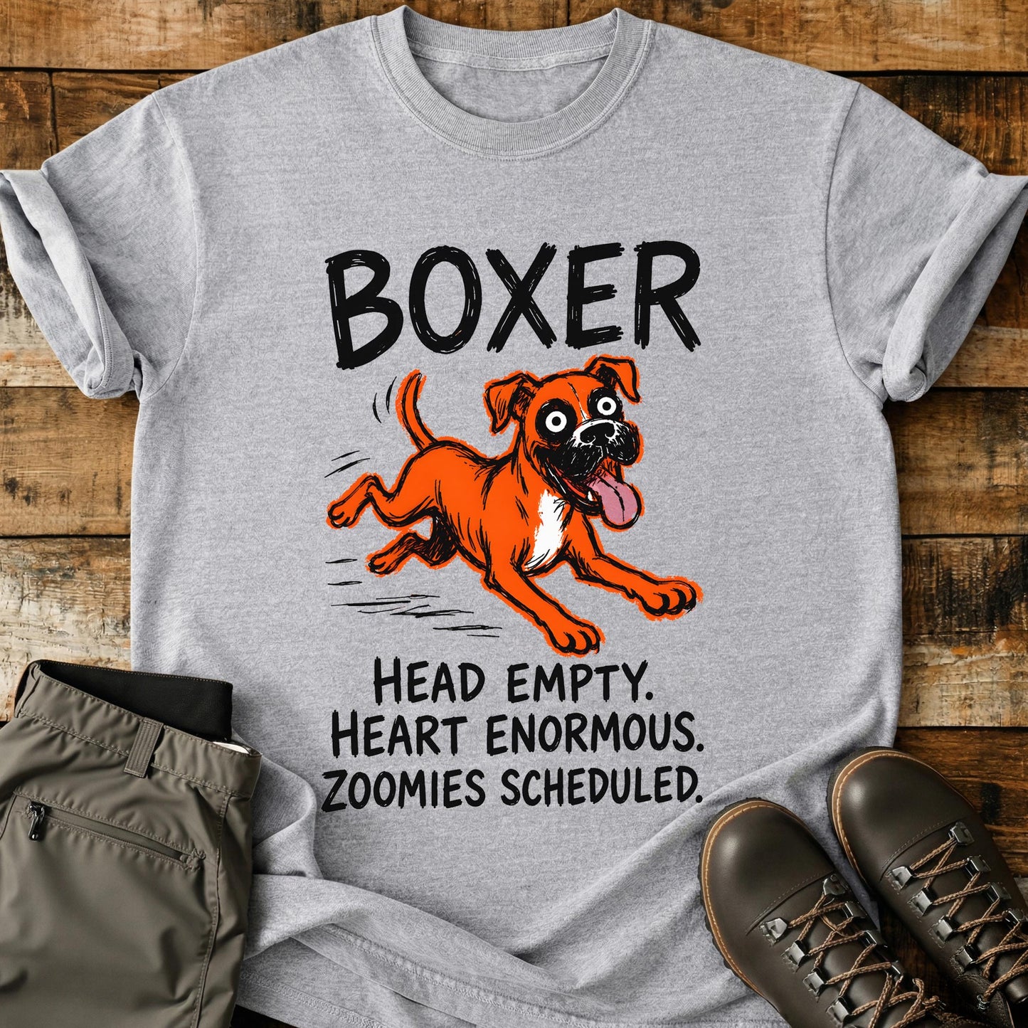 Boxer Funny Image T-Shirt