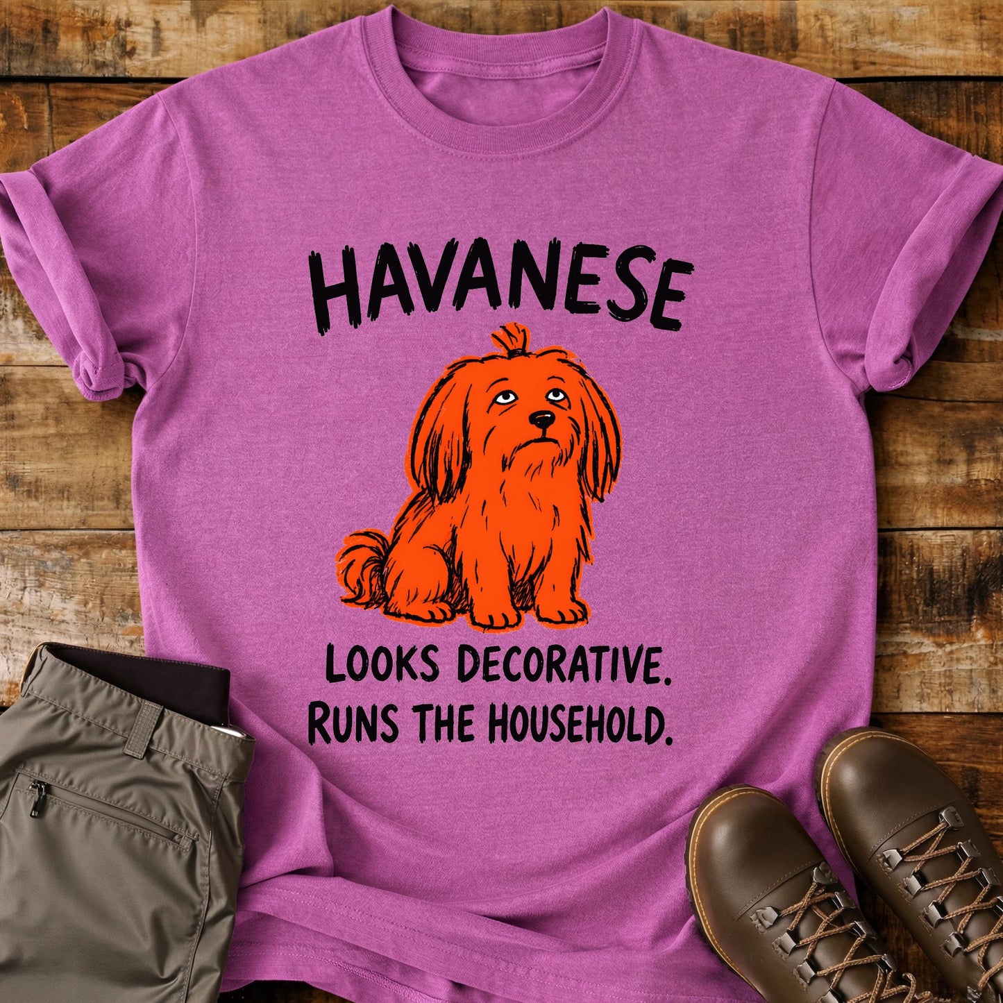 Havanese Funny Image T-Shirt