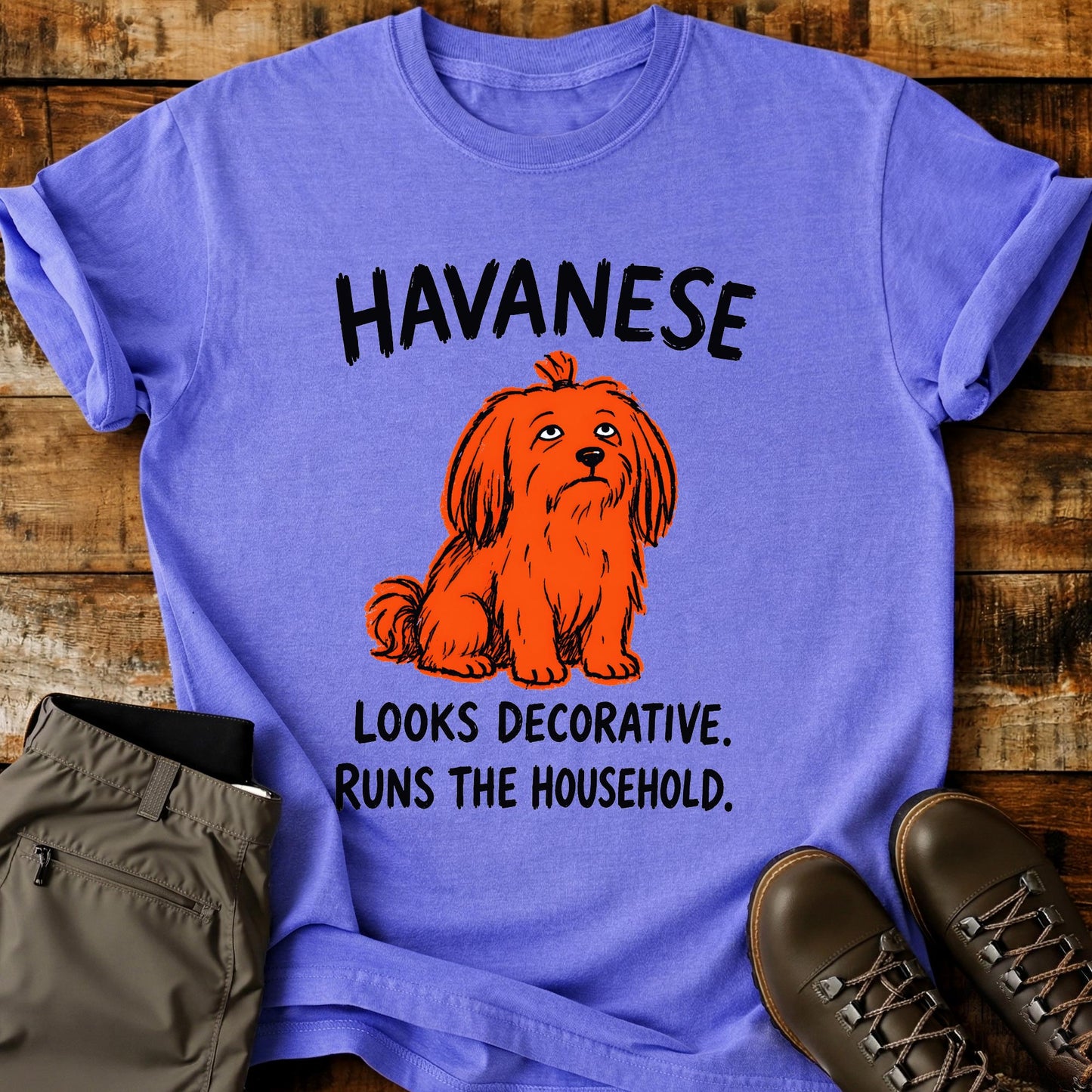 Havanese Funny Image T-Shirt