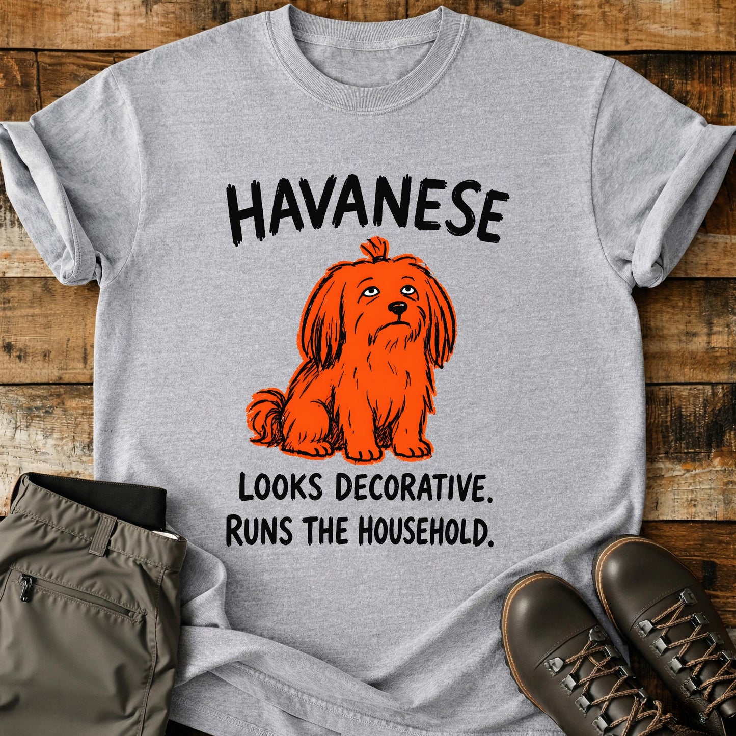 Havanese Funny Image T-Shirt