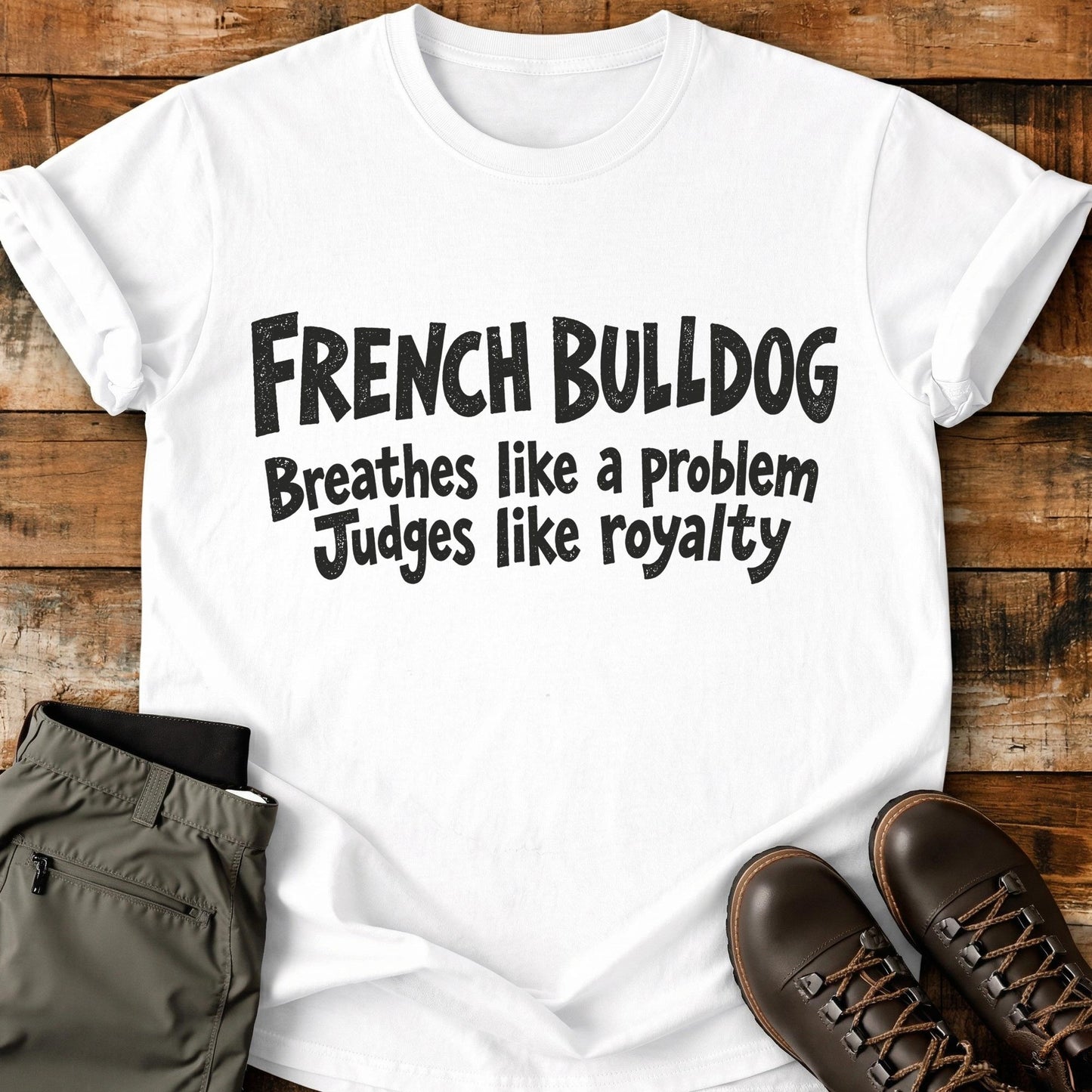French Bulldog Funny Slogan T-Shirt