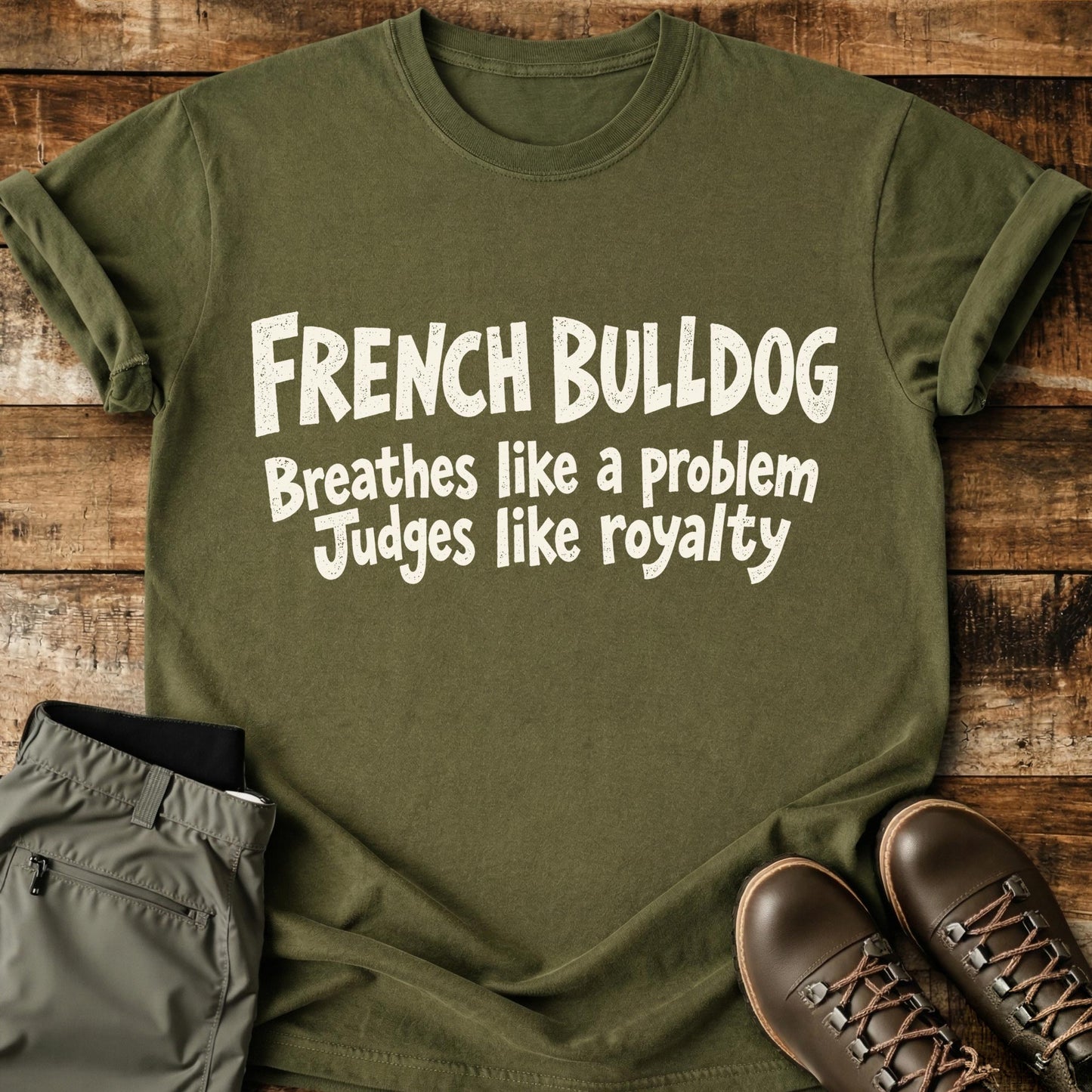 French Bulldog Funny Slogan T-Shirt