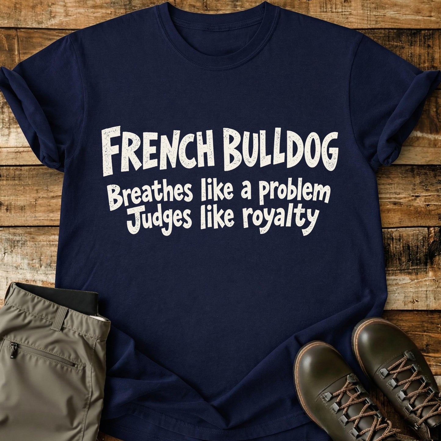 French Bulldog Funny Slogan T-Shirt