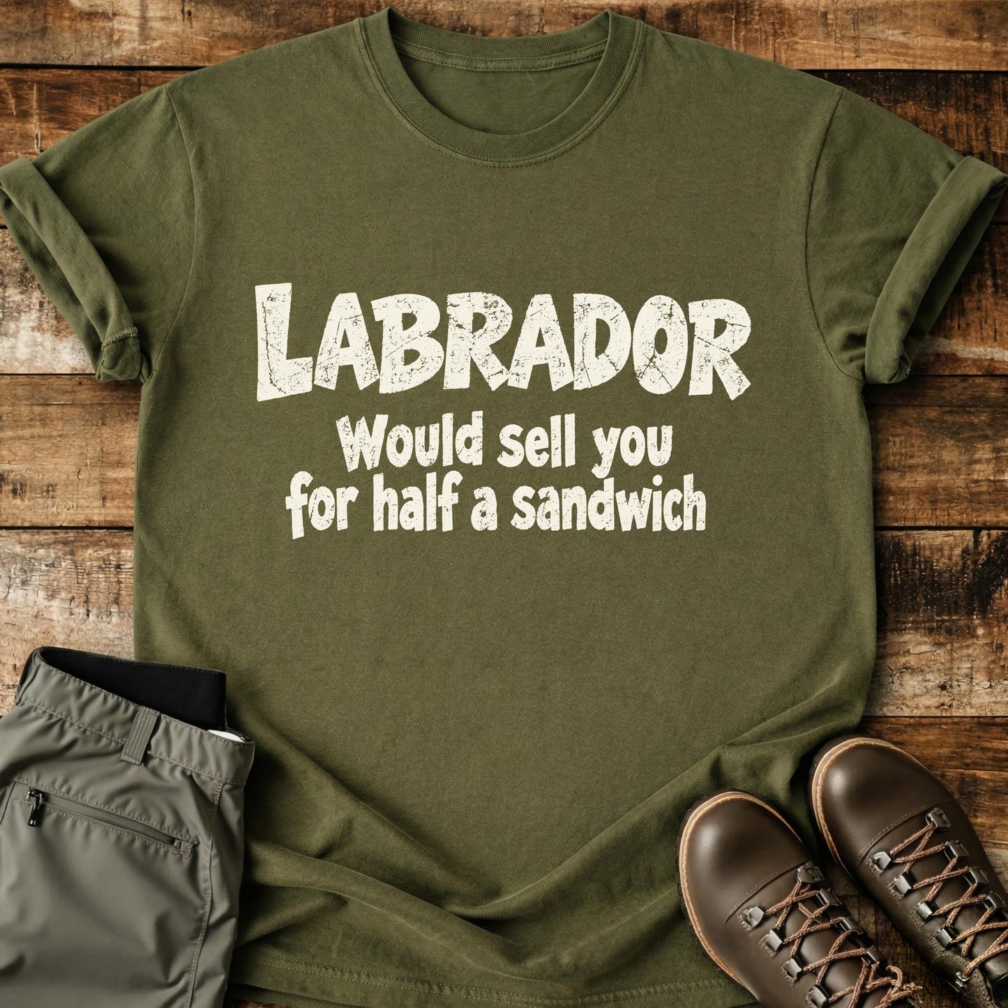 Labrador Funny Slogan T-Shirt