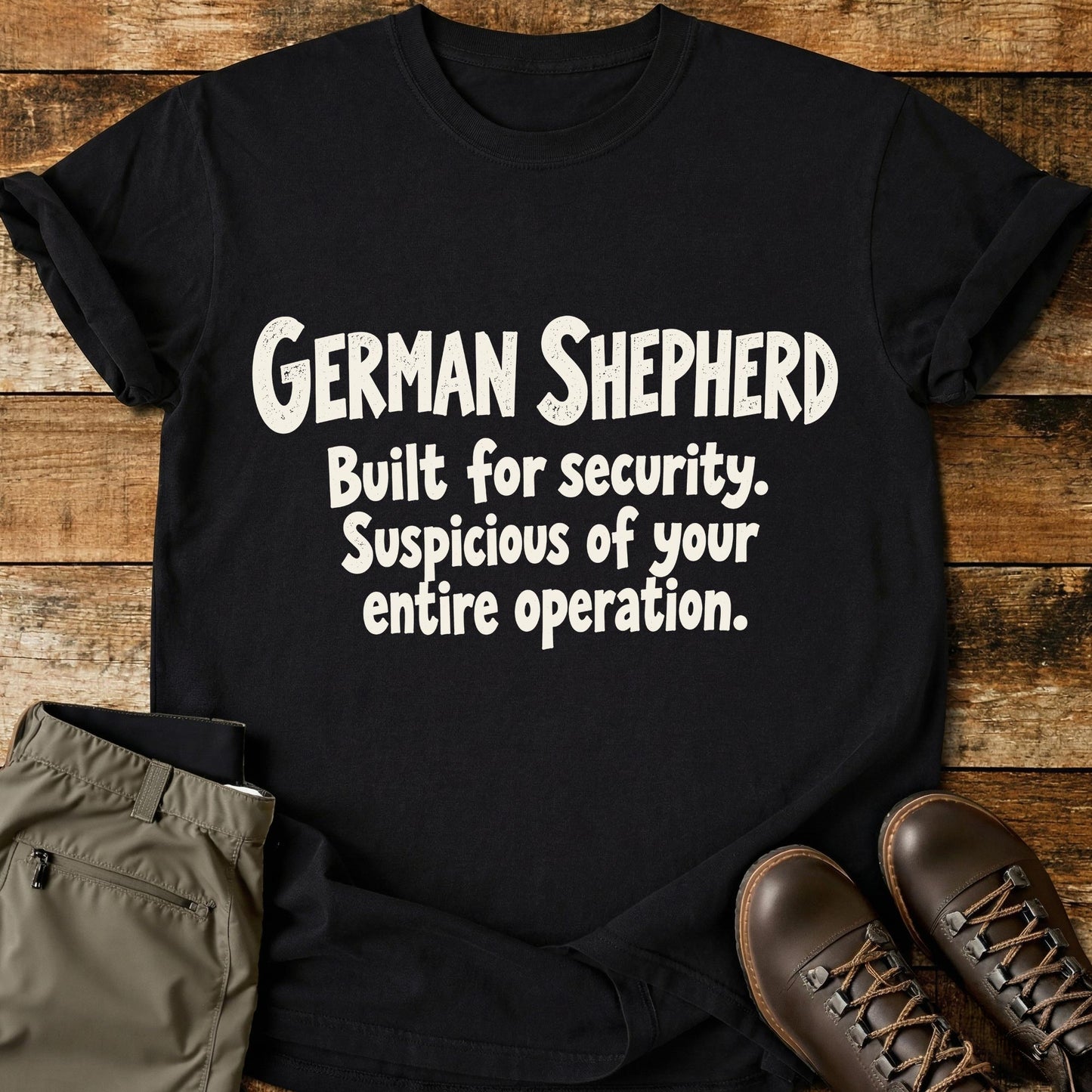 German Shepherd Funny Slogan T-Shirt