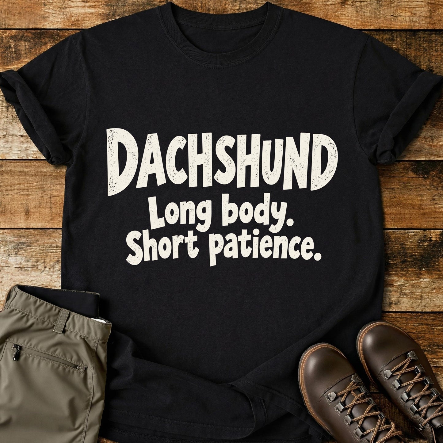 Dachshund Funny Slogan T-Shirt