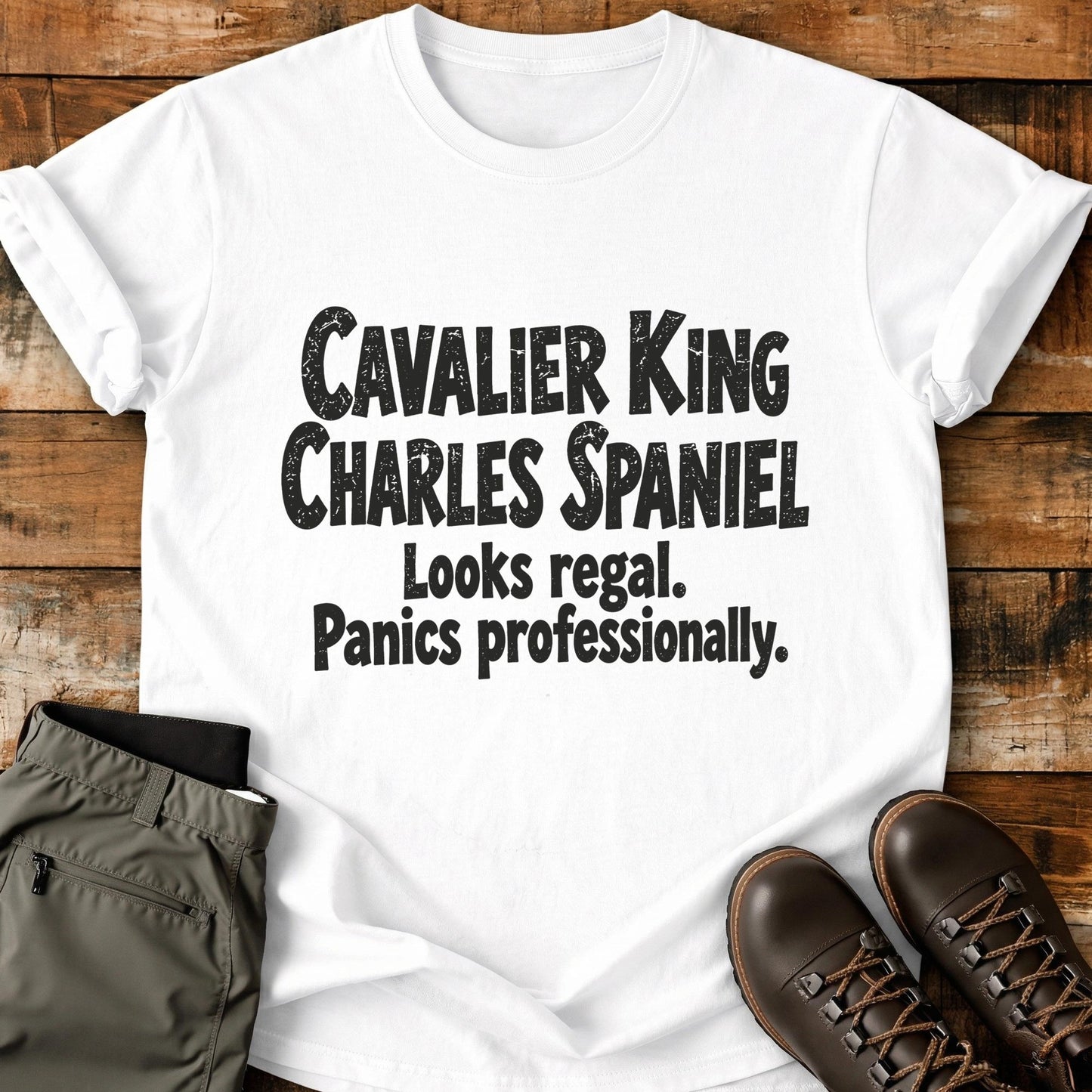 Cavalier King Charles Spaniel Funny Slogan T-Shirt