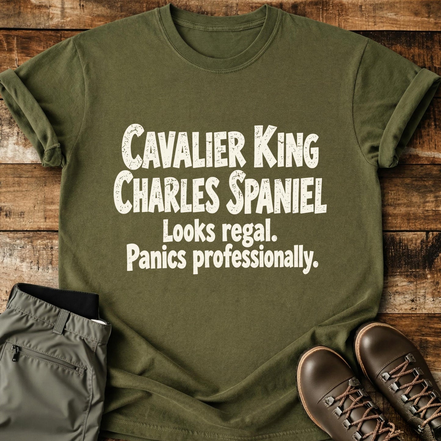 Cavalier King Charles Spaniel Funny Slogan T-Shirt