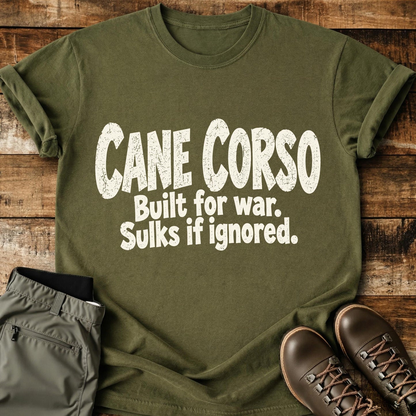 Cane Corso Funny Slogan T-Shirt