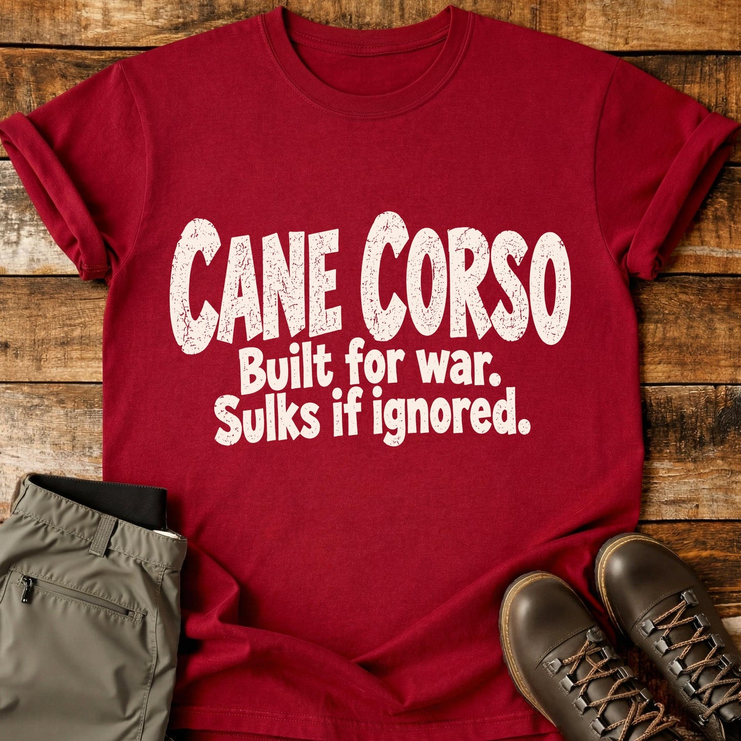 Cane Corso Funny Slogan T-Shirt