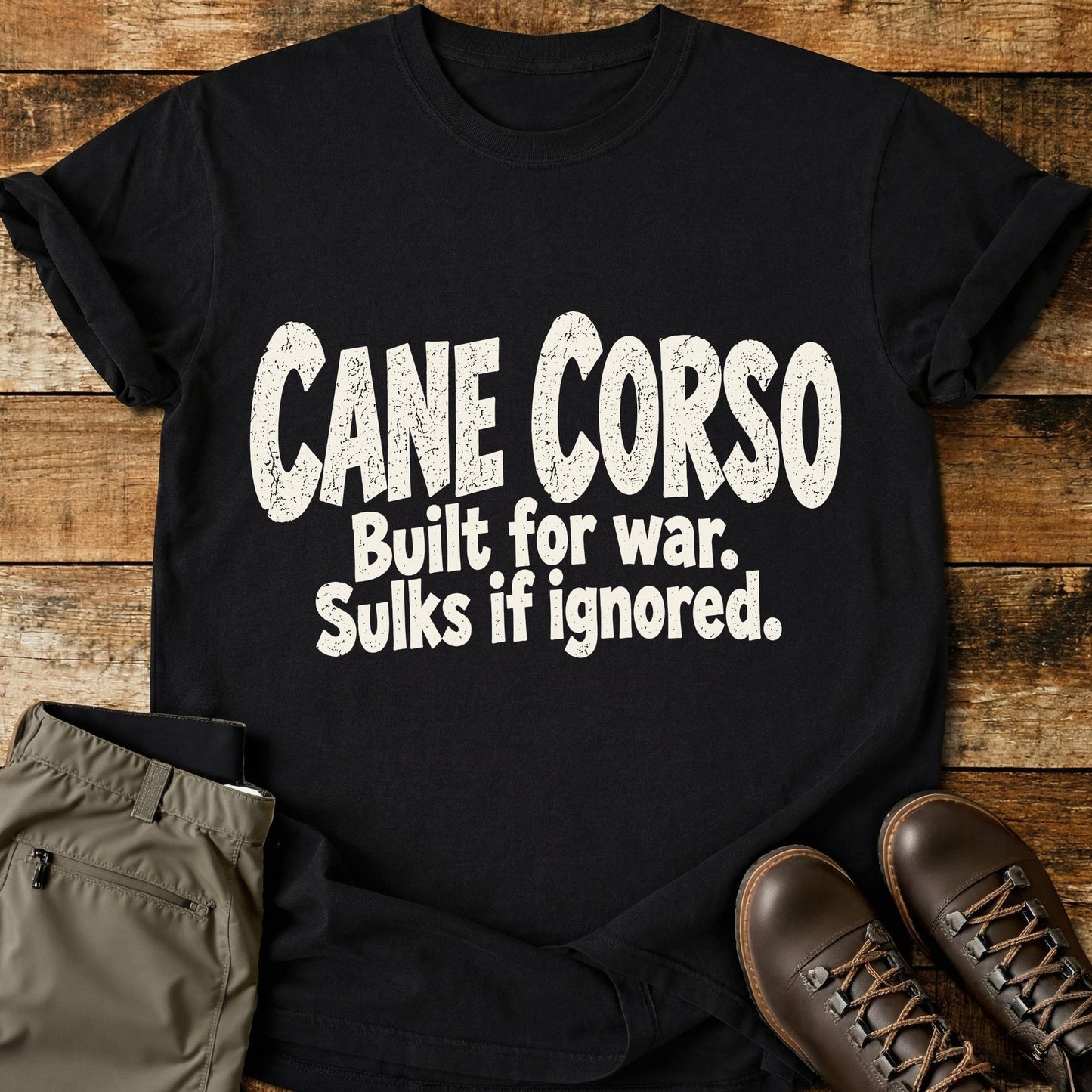 Cane Corso Funny Slogan T-Shirt