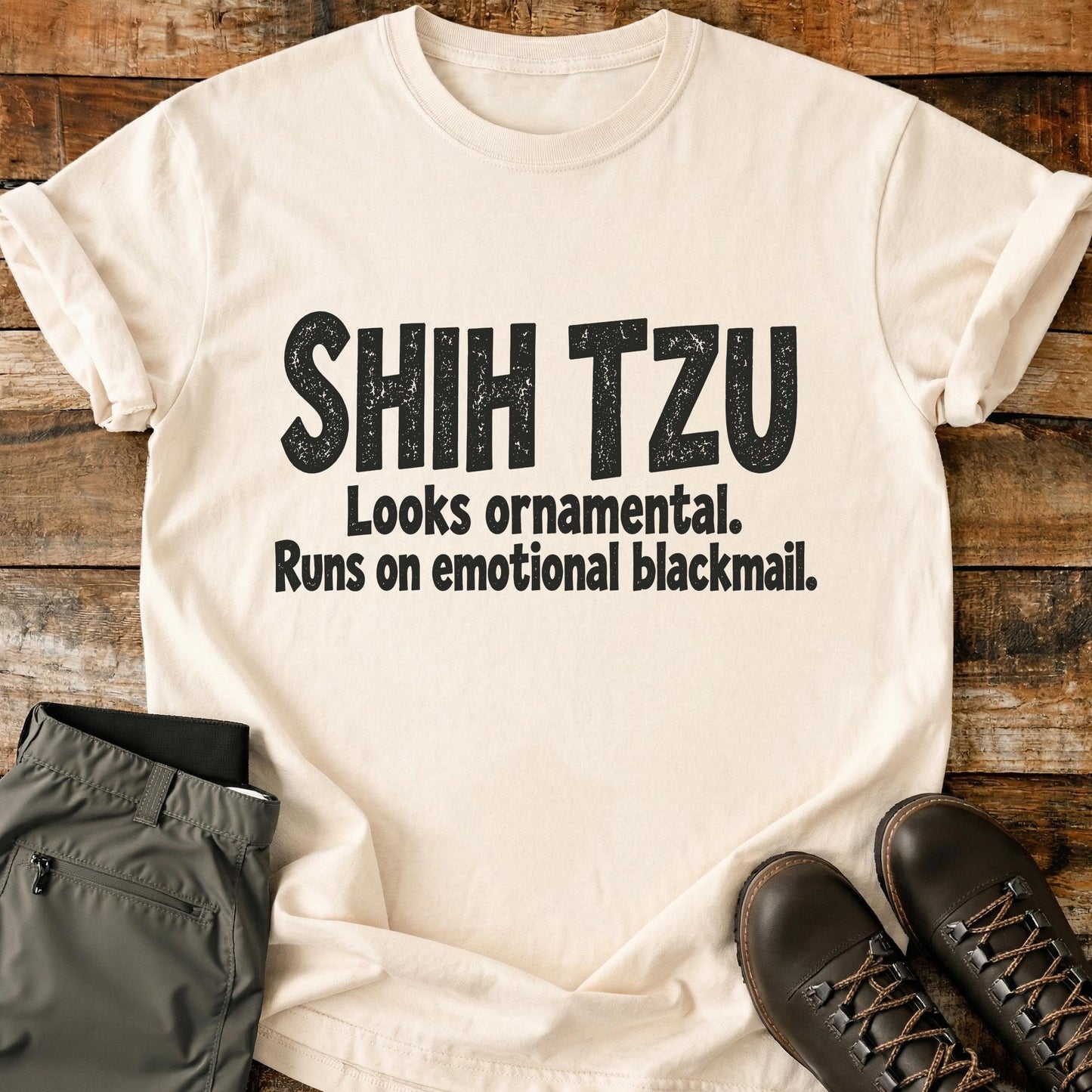 Shih Tzu Funny Slogan T-Shirt