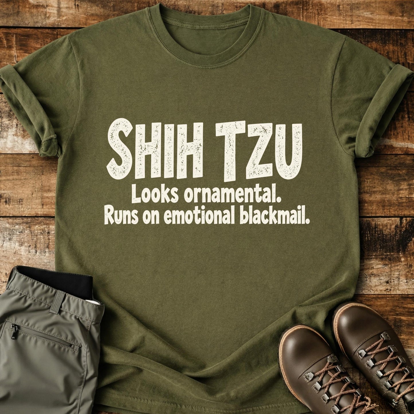 Shih Tzu Funny Slogan T-Shirt