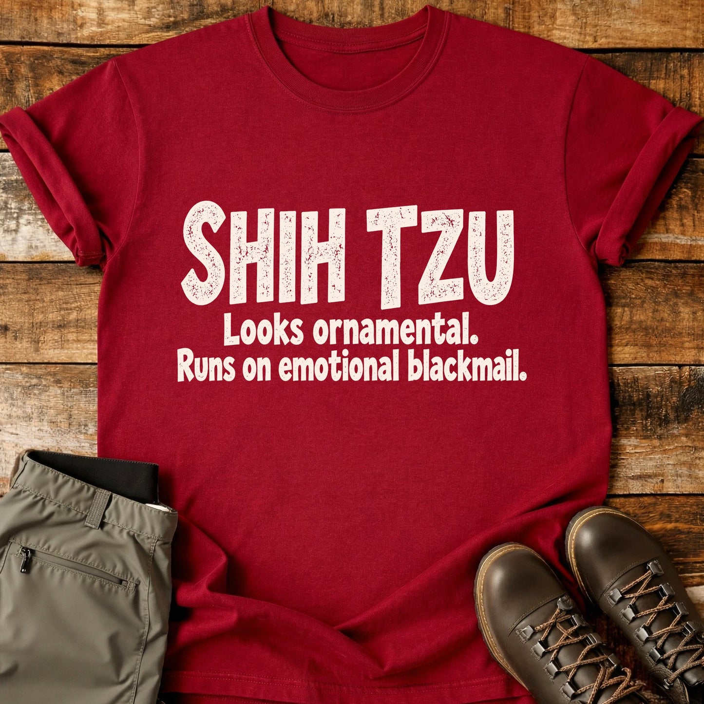 Shih Tzu Funny Slogan T-Shirt