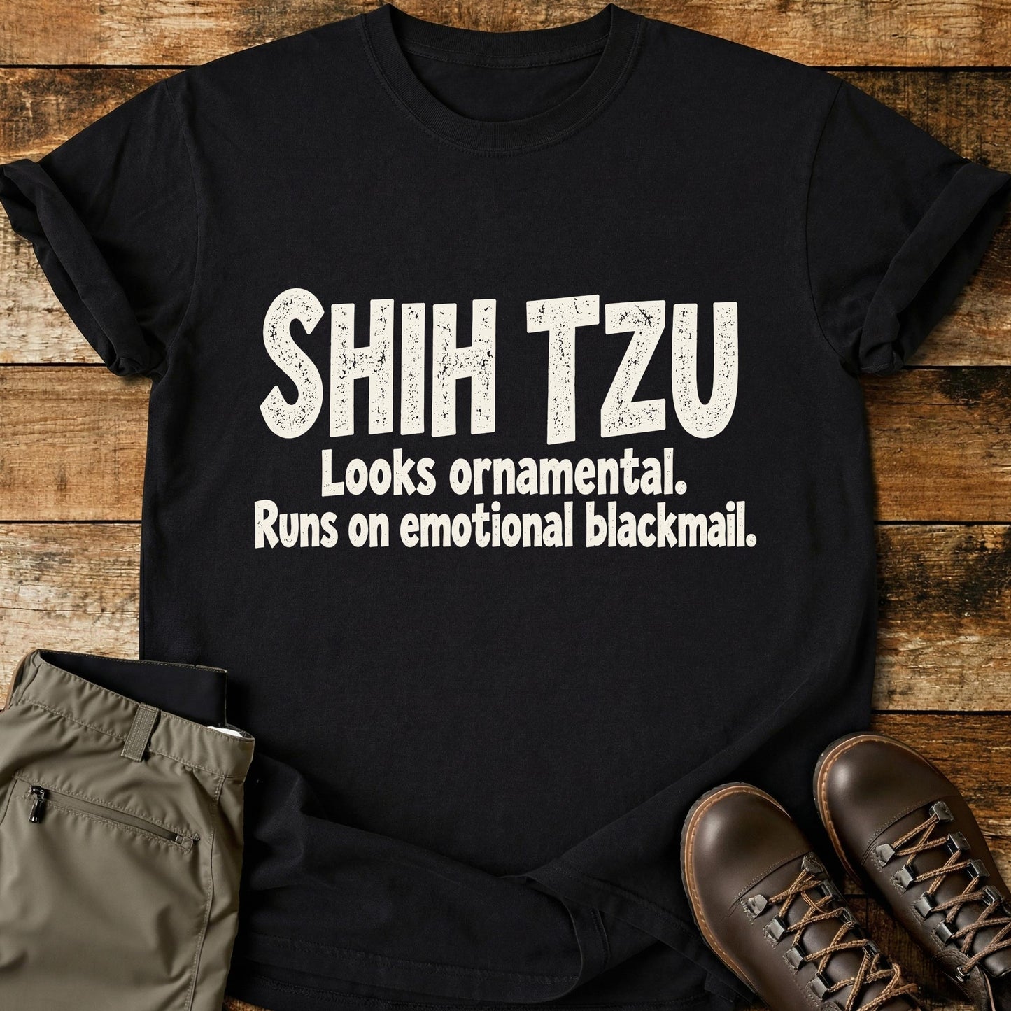 Shih Tzu Funny Slogan T-Shirt
