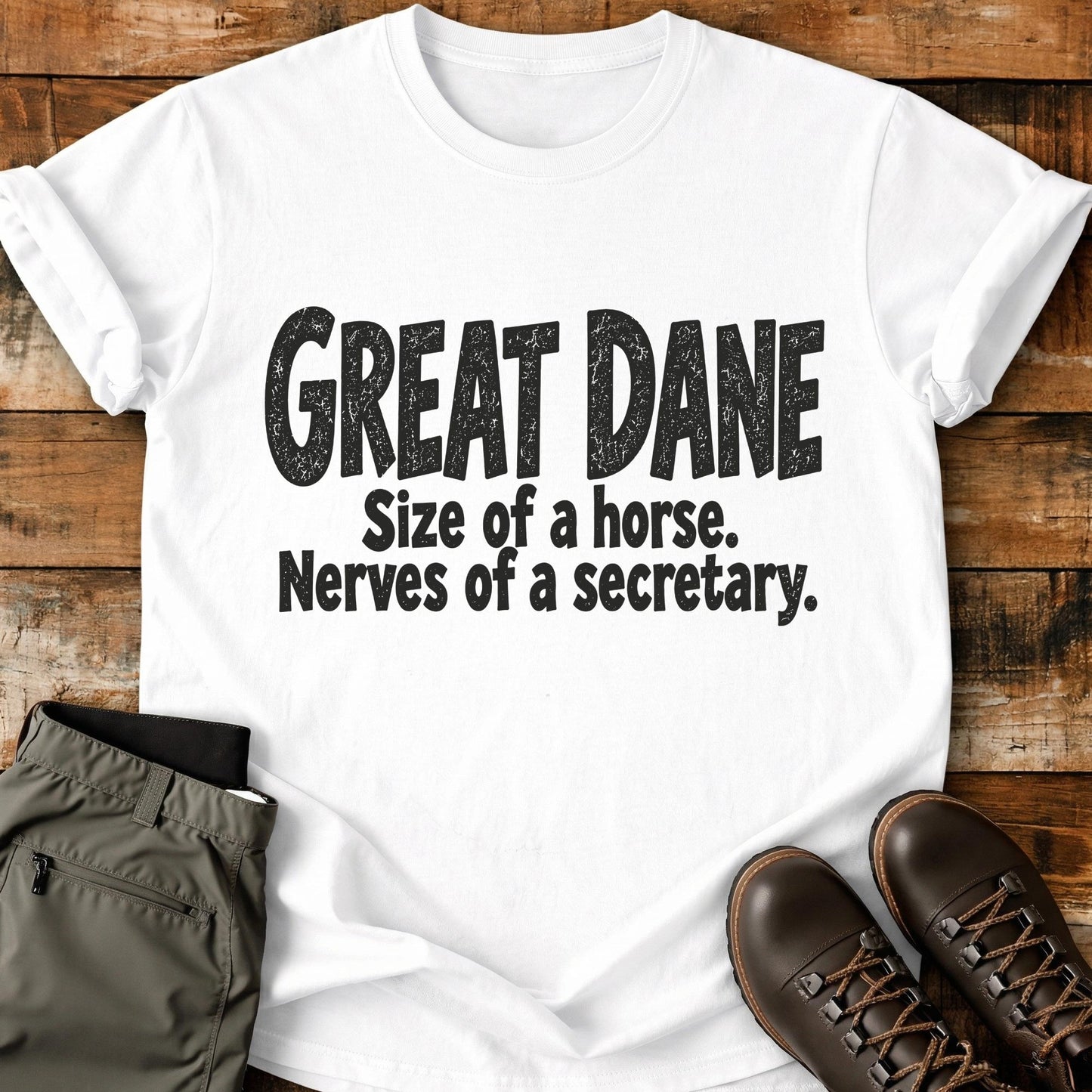 Great Dane Funny Slogan T-Shirt