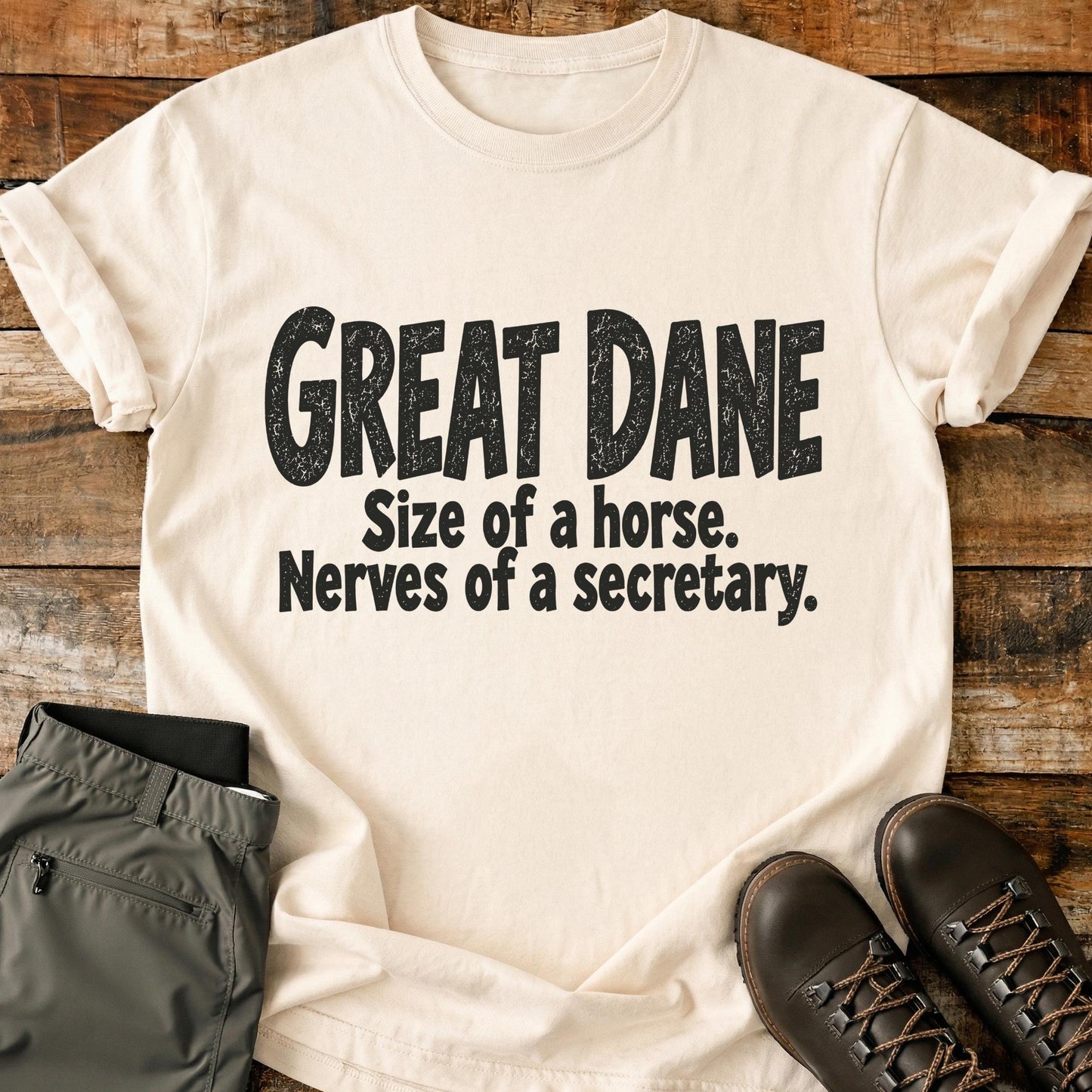 Great Dane Funny Slogan T-Shirt
