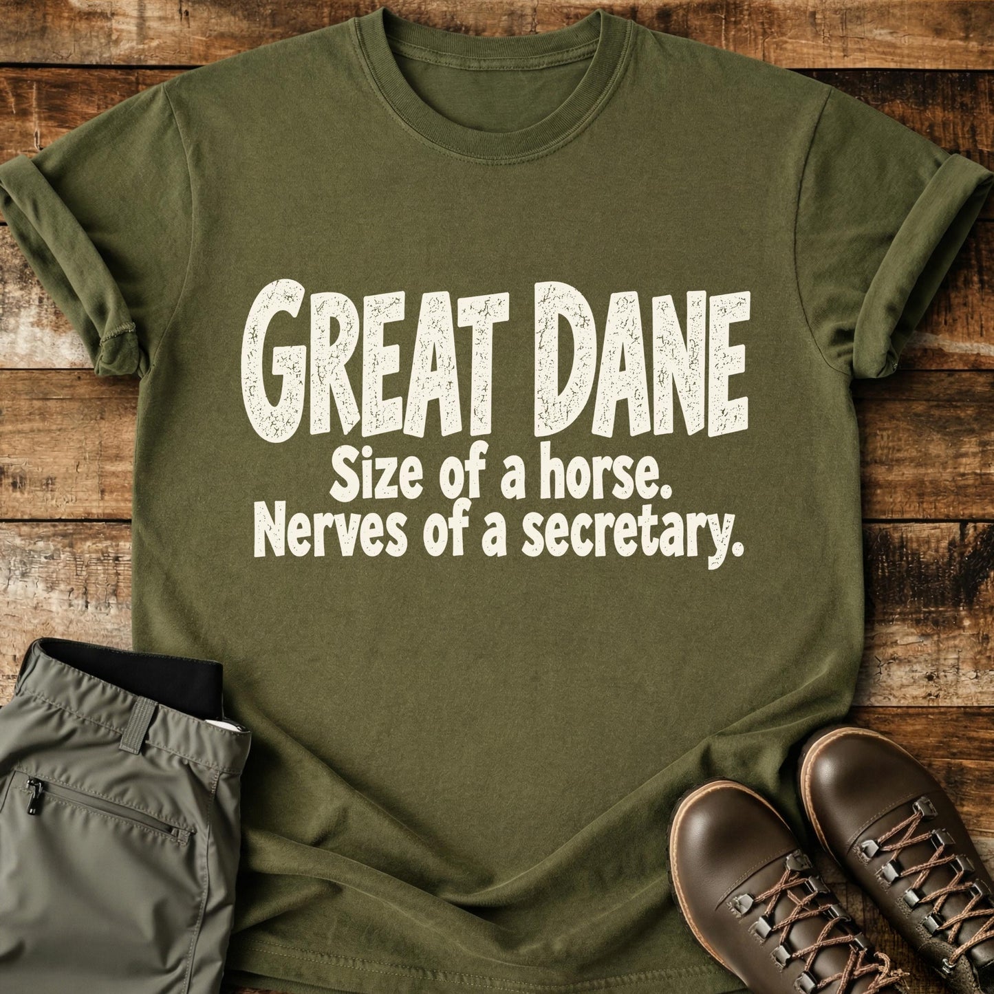 Great Dane Funny Slogan T-Shirt