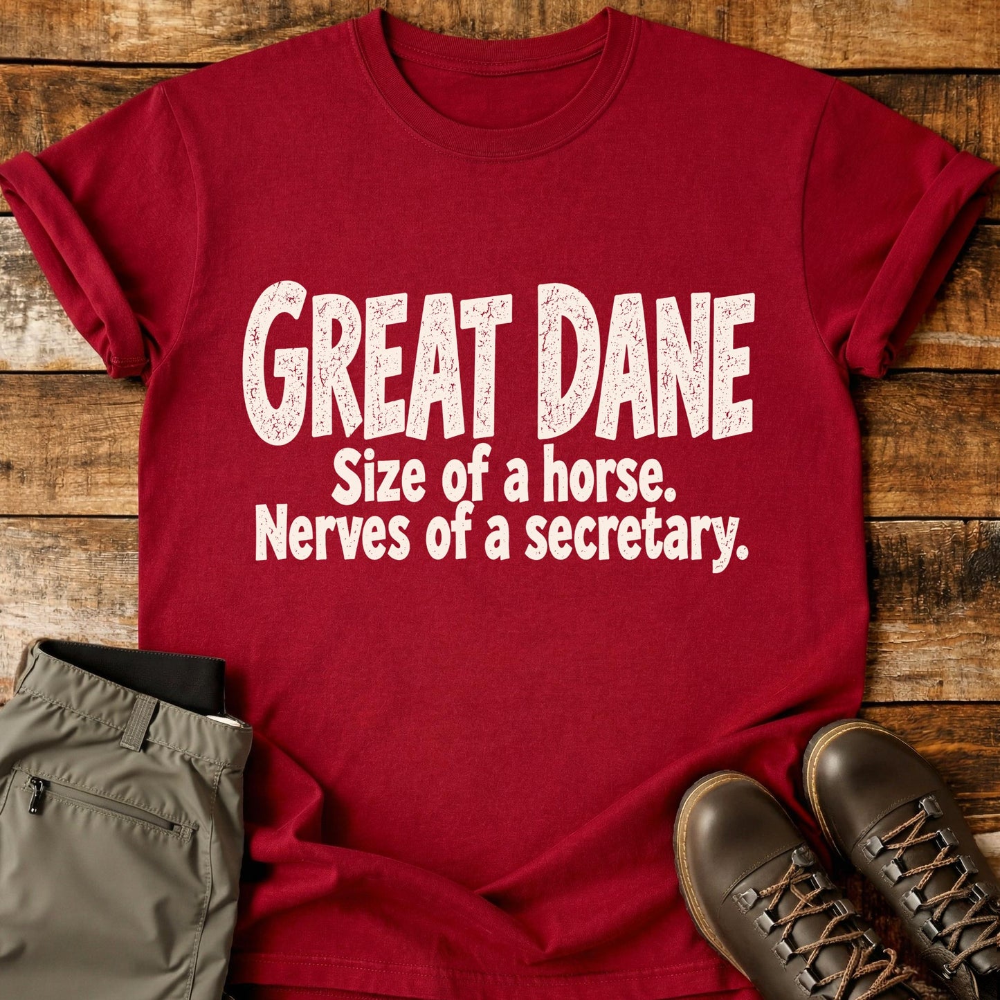 Great Dane Funny Slogan T-Shirt