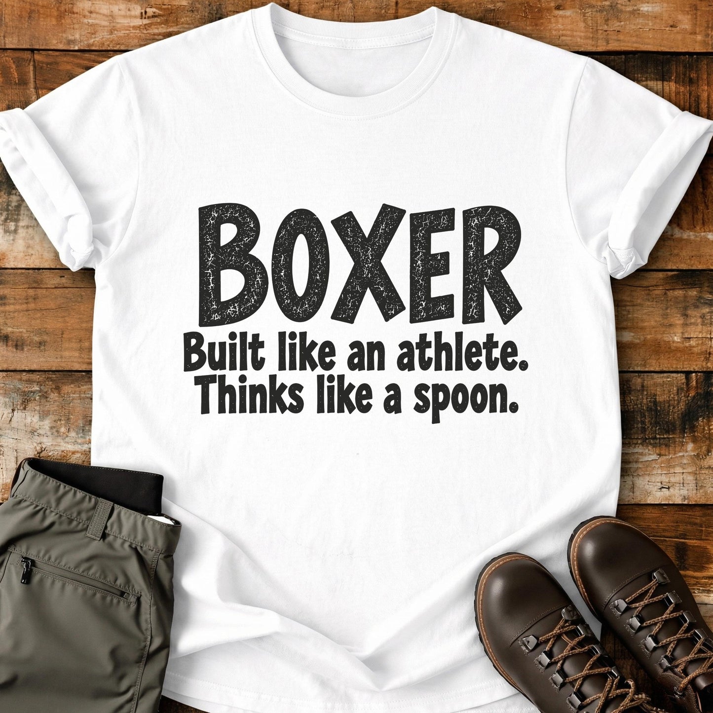 Boxer Funny Slogan T-Shirt