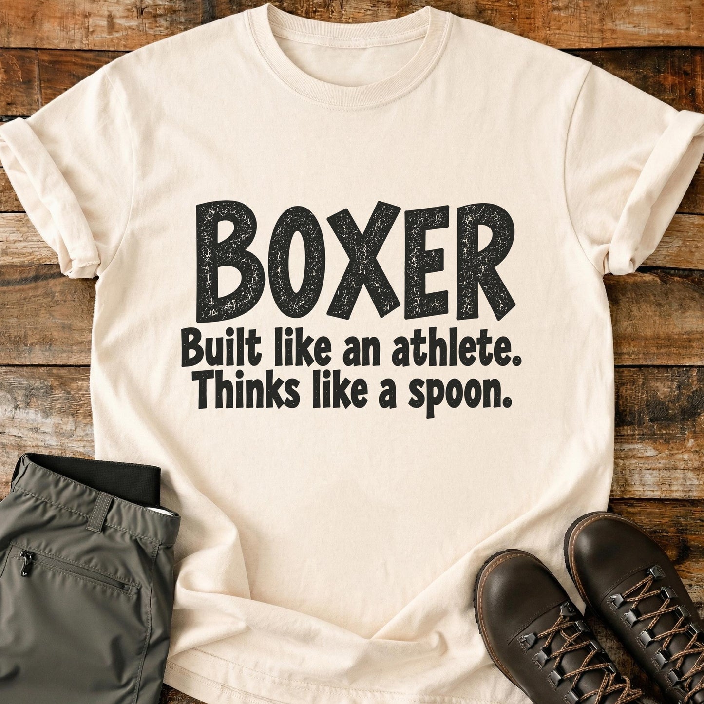Boxer Funny Slogan T-Shirt