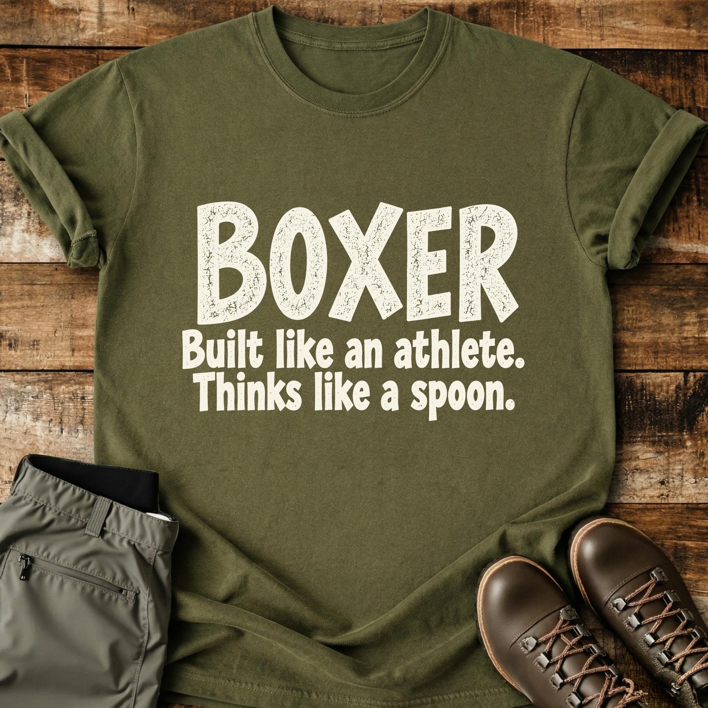 Boxer Funny Slogan T-Shirt