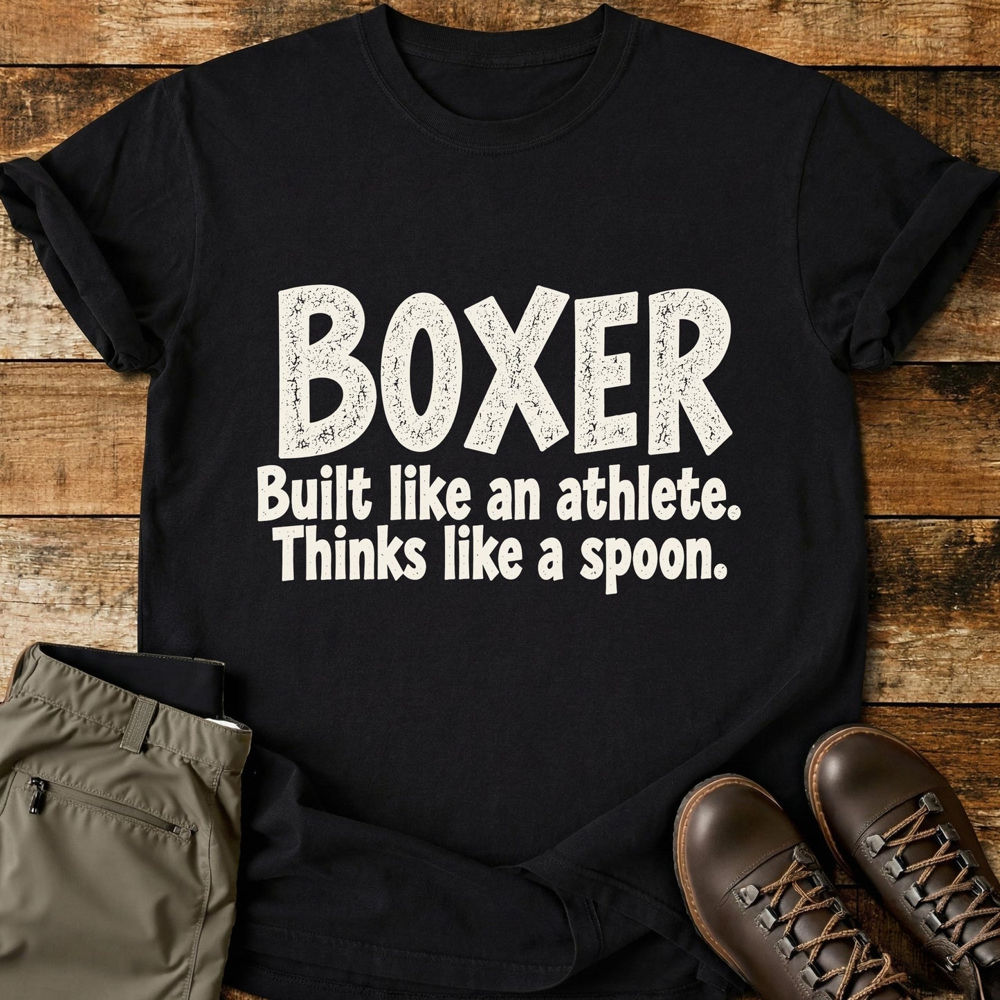 Boxer Funny Slogan T-Shirt