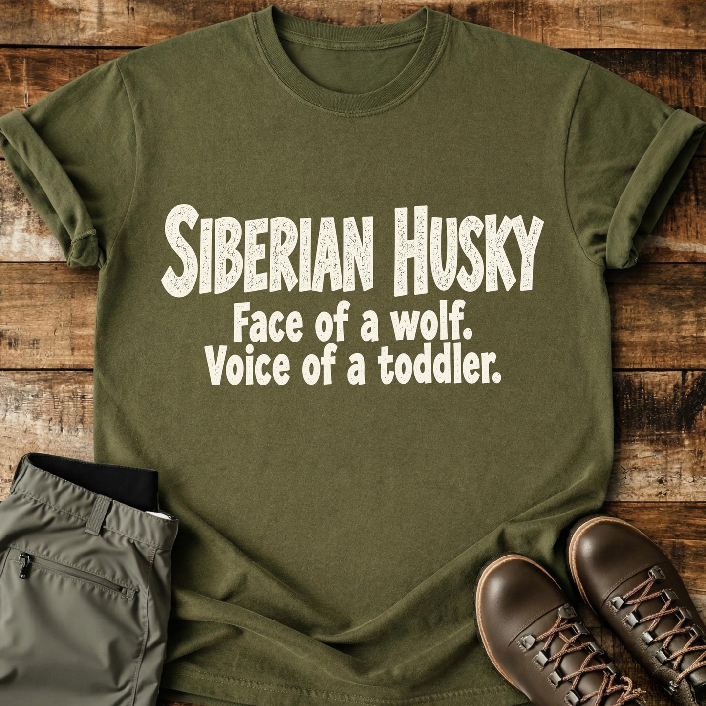 Siberian Husky Funny Slogan T-Shirt