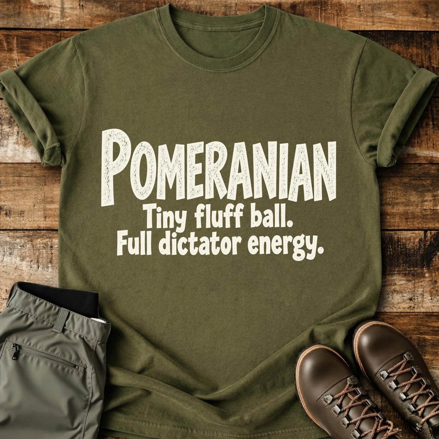 Pomeranian Funny Slogan T-Shirt