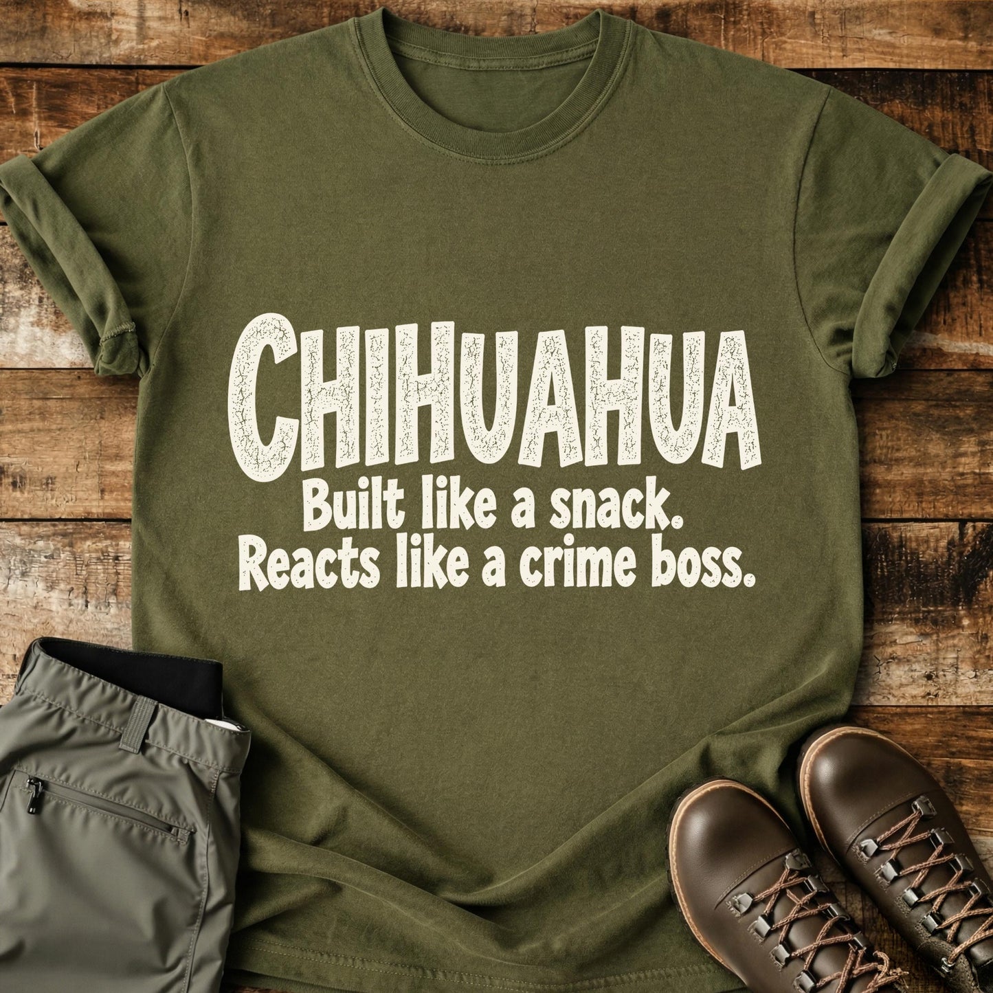 Chihuahua Funny Slogan T-Shirt
