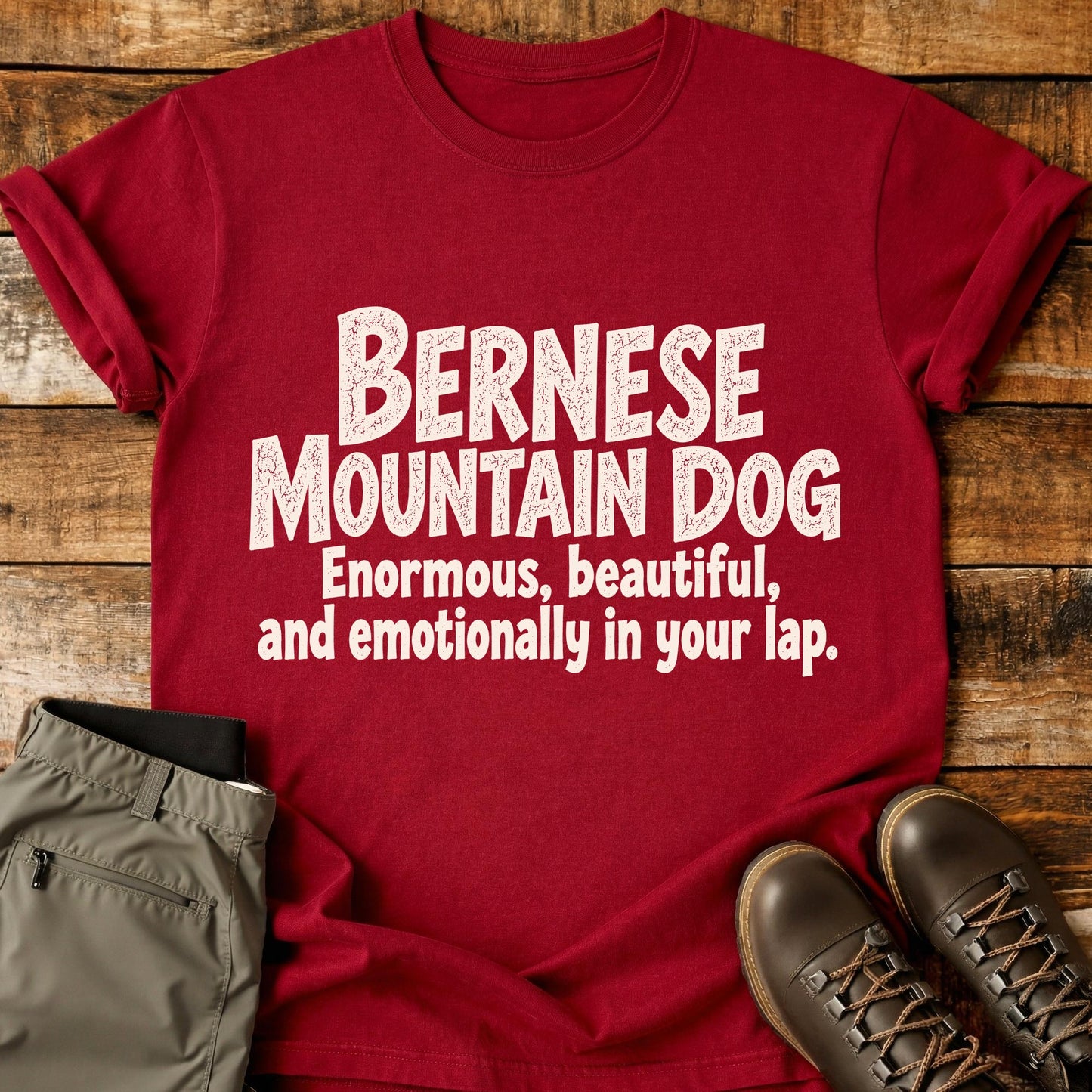 Bernese Mountain Dog Funny Slogan T-Shirt