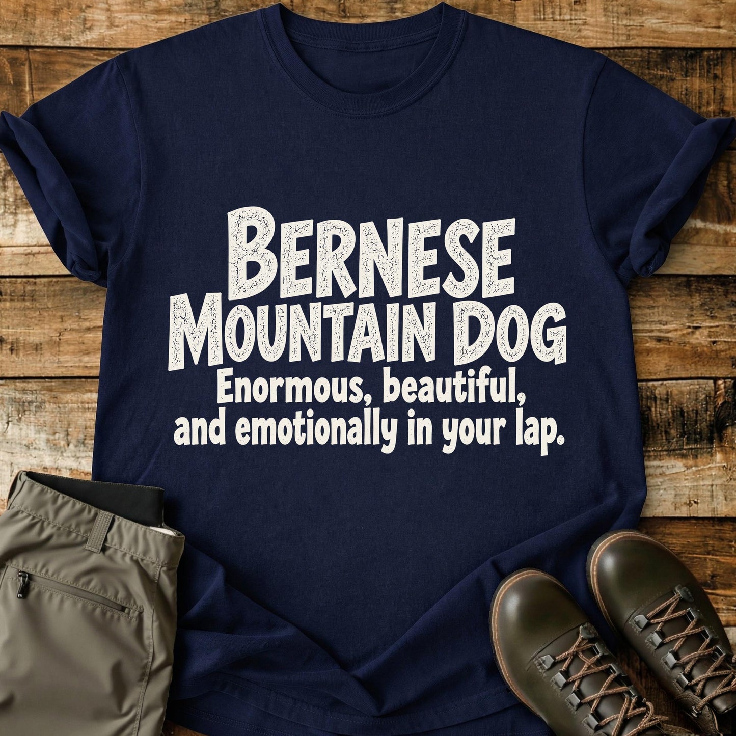 Bernese Mountain Dog Funny Slogan T-Shirt
